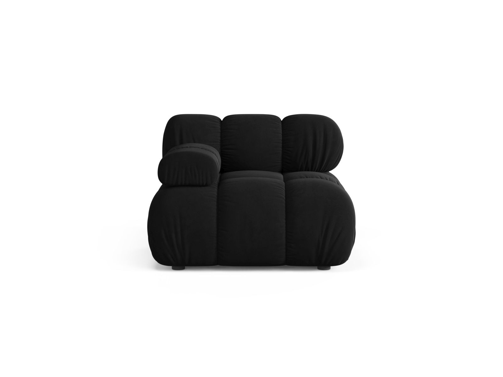Velvet Modul Left, "Bellis", 1 Seat, 94x94x70