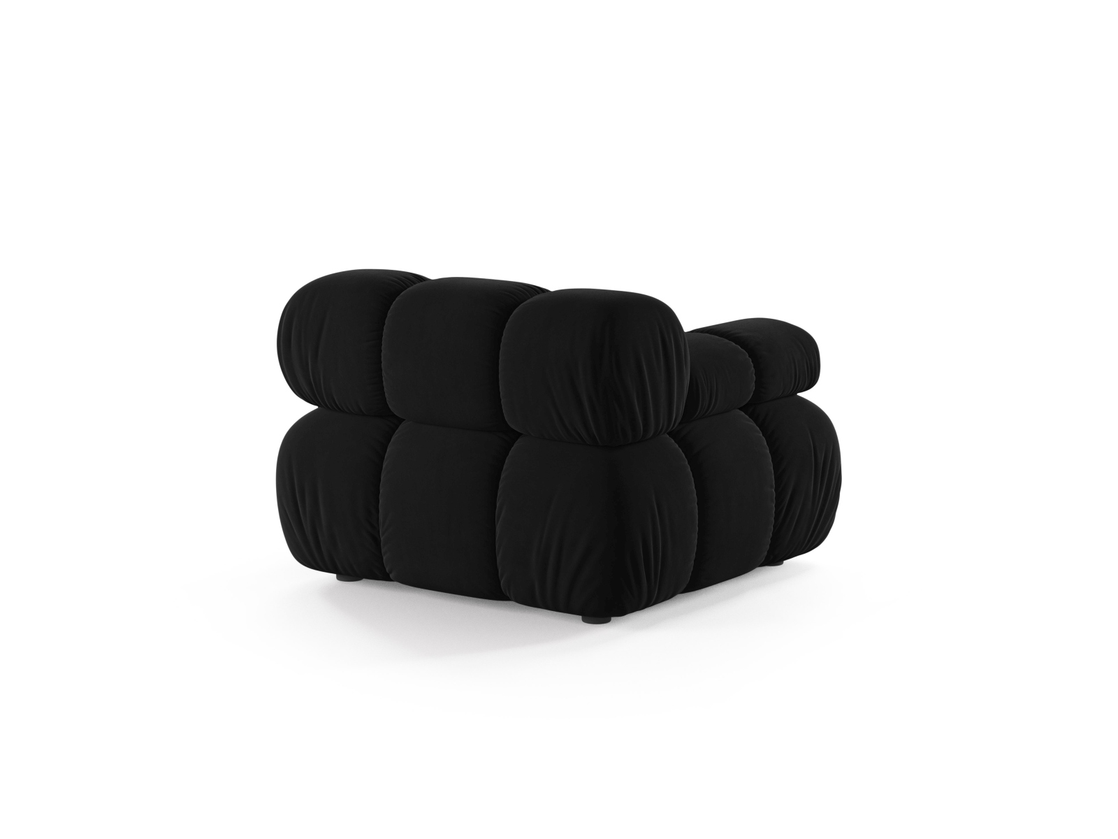 Velvet Modul Left, "Bellis", 1 Seat, 94x94x70