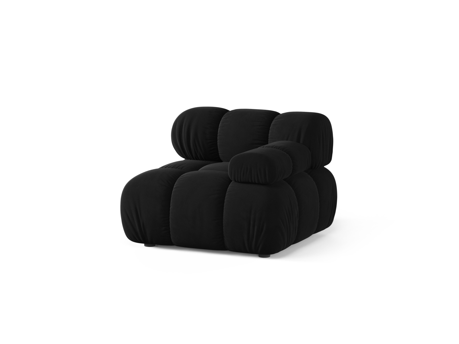 Velvet Modul Right, "Bellis", 1 Seat, 94x94x70