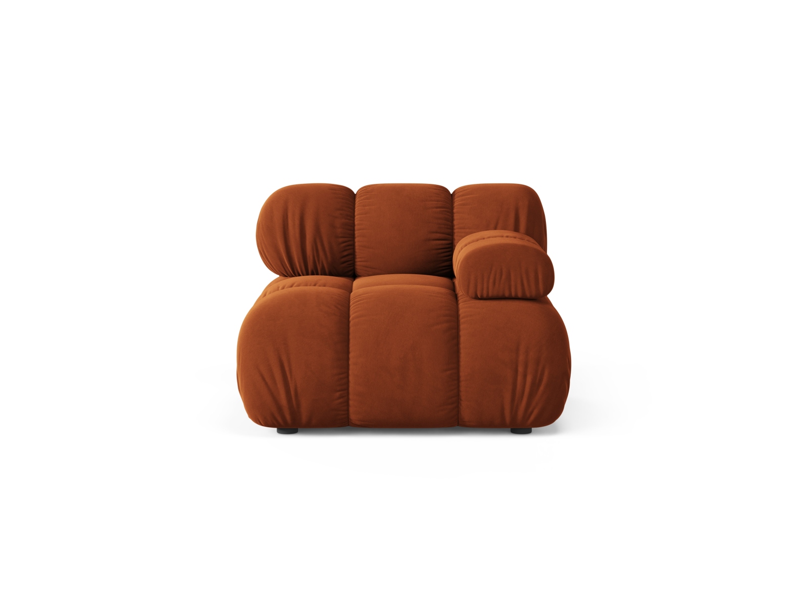 Velvet Modul Right, "Bellis", 1 Seat, 94x94x70