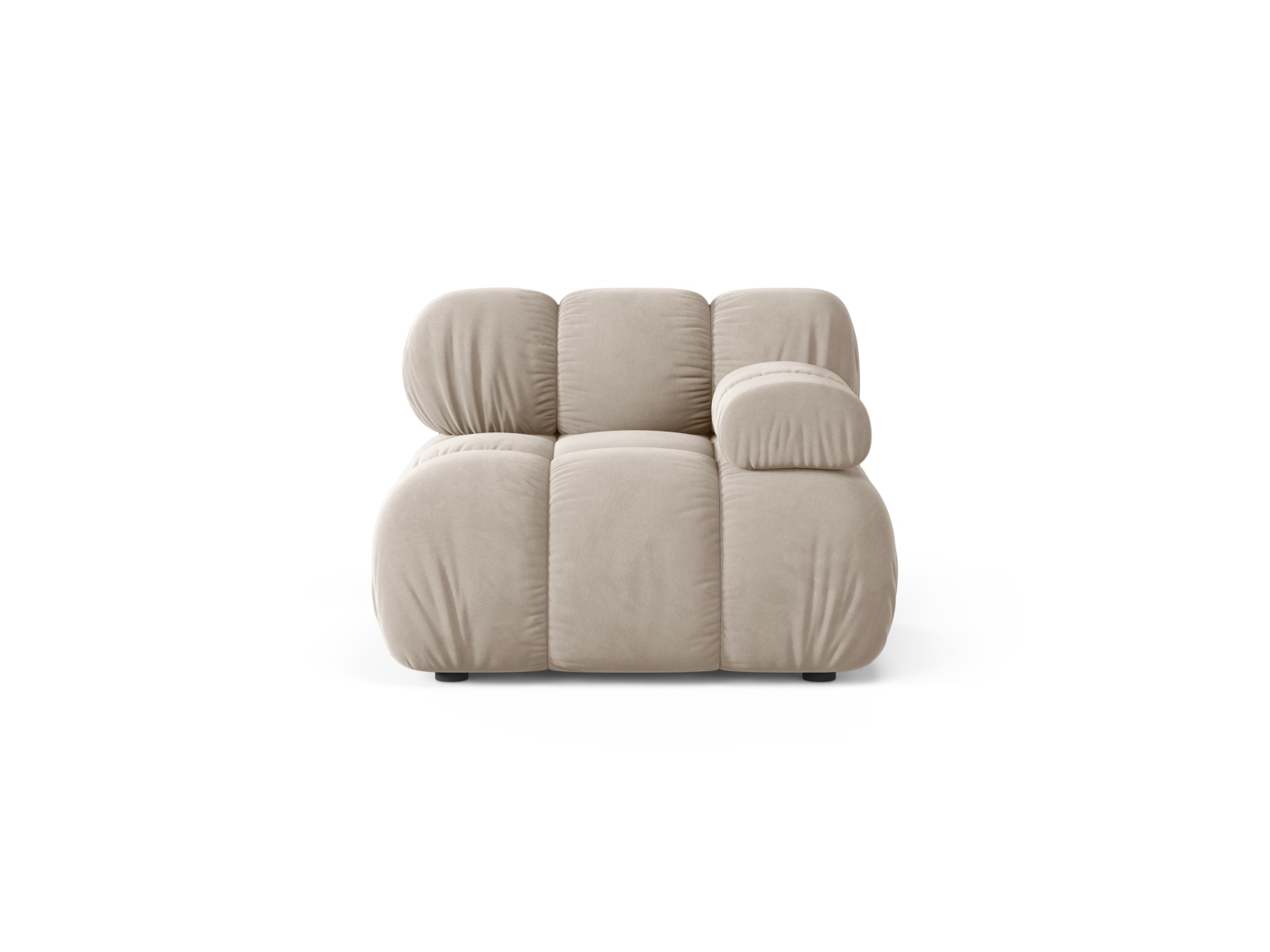 Velvet Modul Right, "Bellis", 1 Seat, 94x94x70