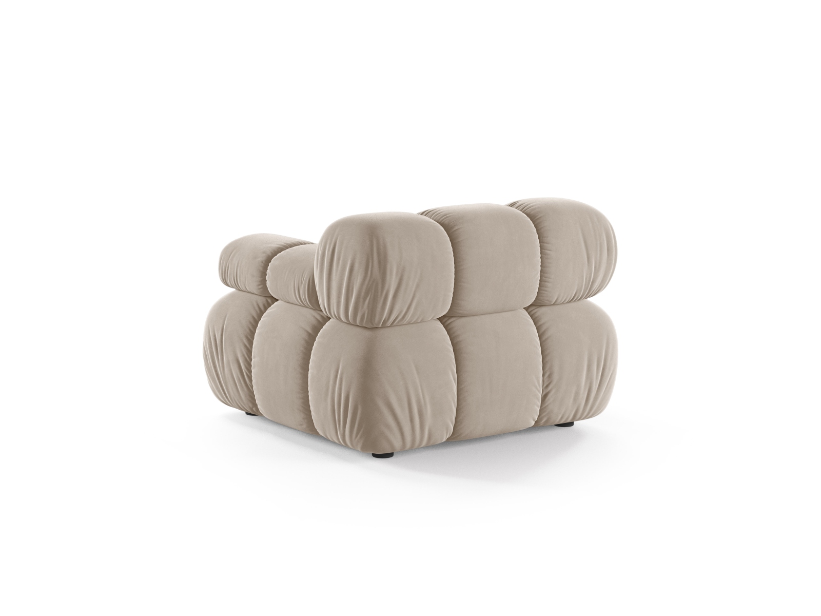 Velvet Modul Right, "Bellis", 1 Seat, 94x94x70
