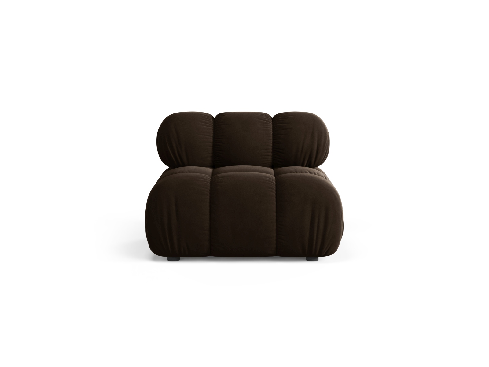 Velvet Modul Armless, "Bellis", 1 Seat, 94x94x70
