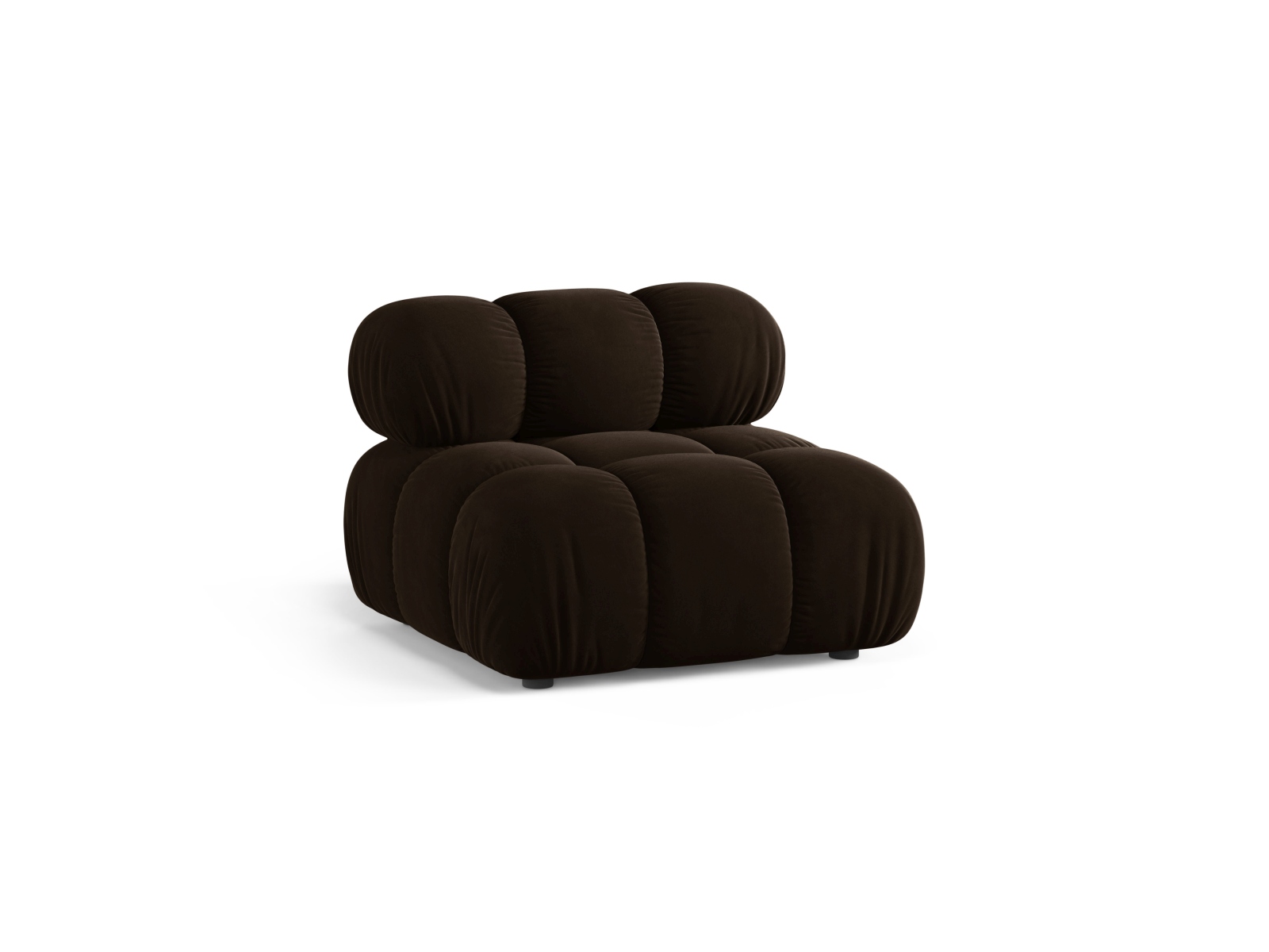 Velvet Modul Armless, "Bellis", 1 Seat, 94x94x70