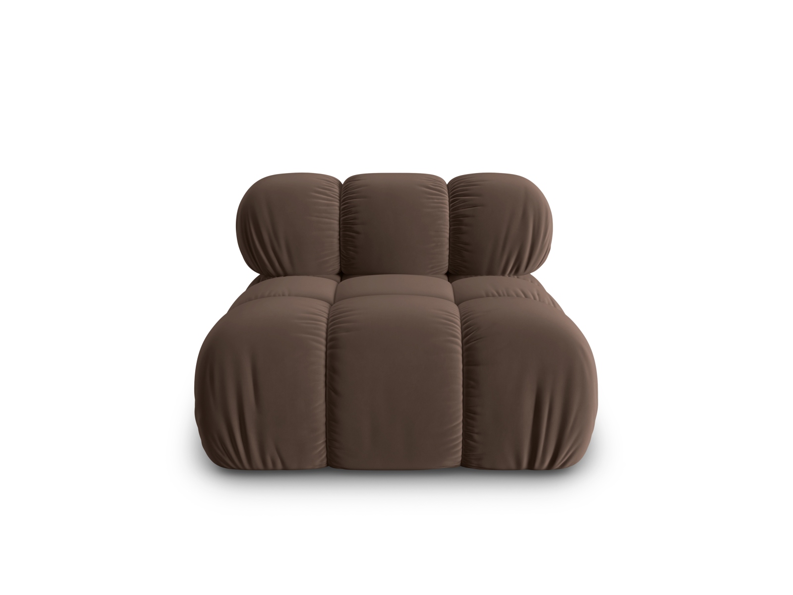 Velvet Modul Armless, "Bellis", 1 Seat, 94x94x70