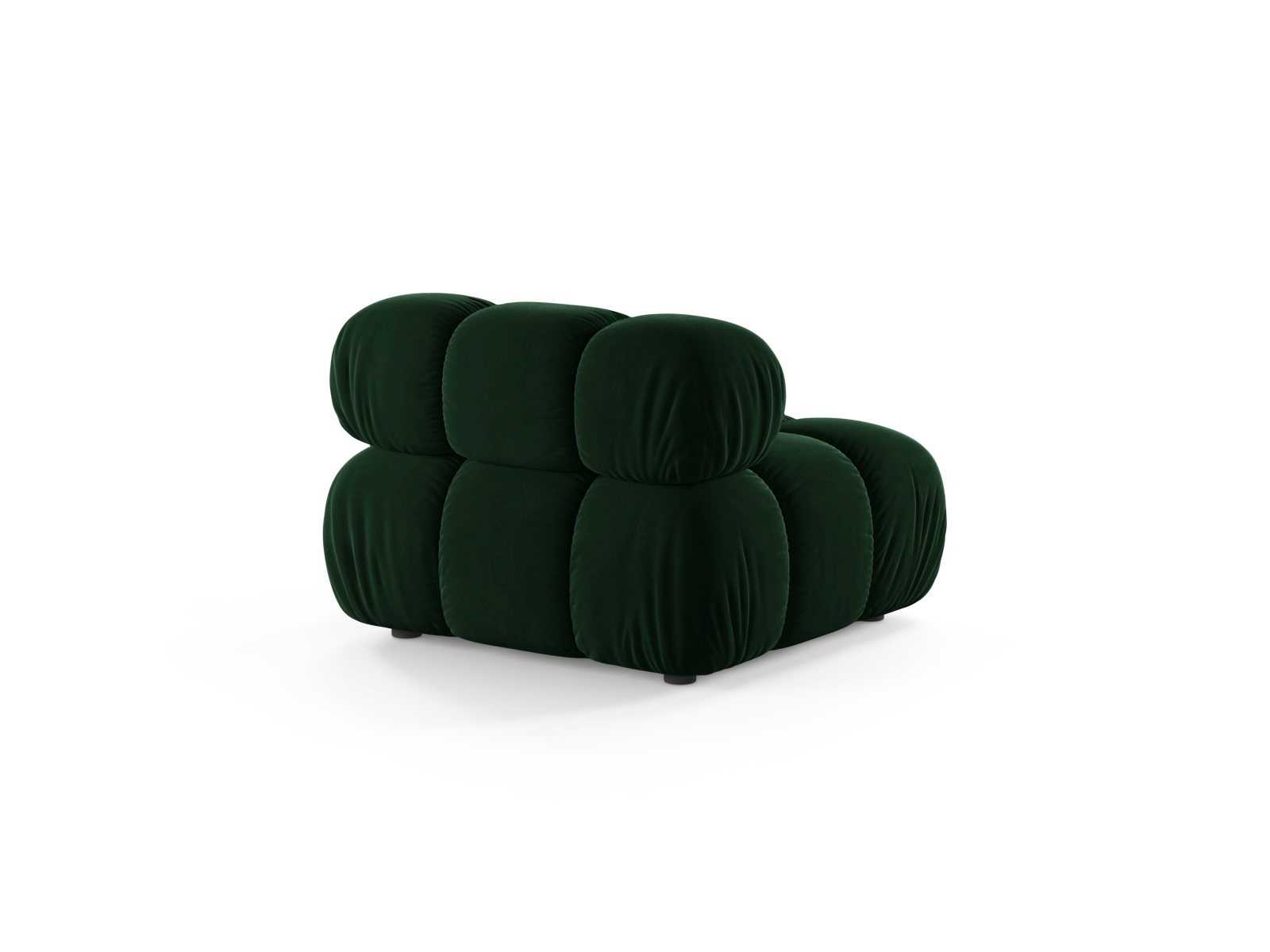 Velvet Modul Armless, "Bellis", 1 Seat, 94x94x70