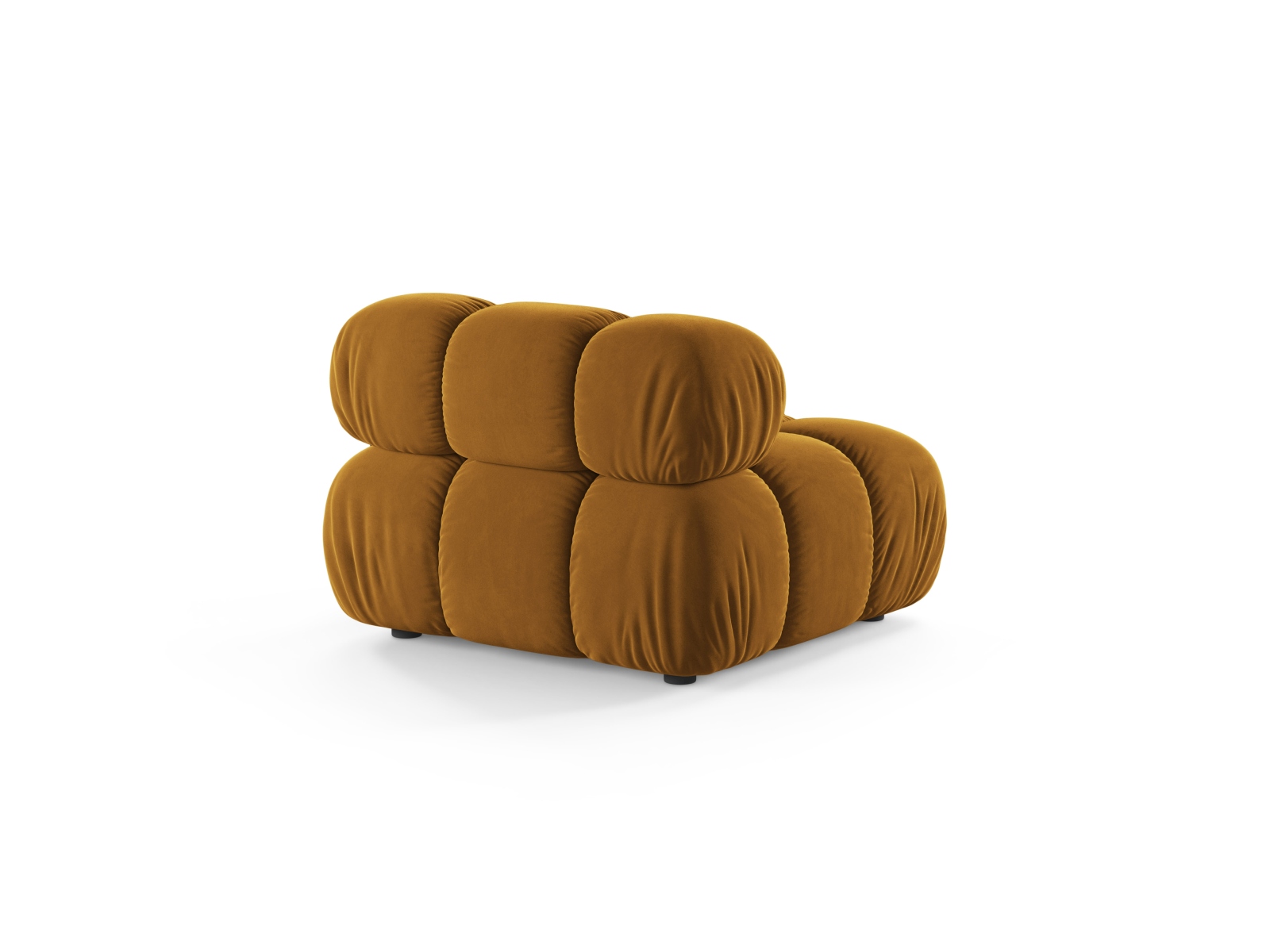 Velvet Modul Armless, "Bellis", 1 Seat, 94x94x70