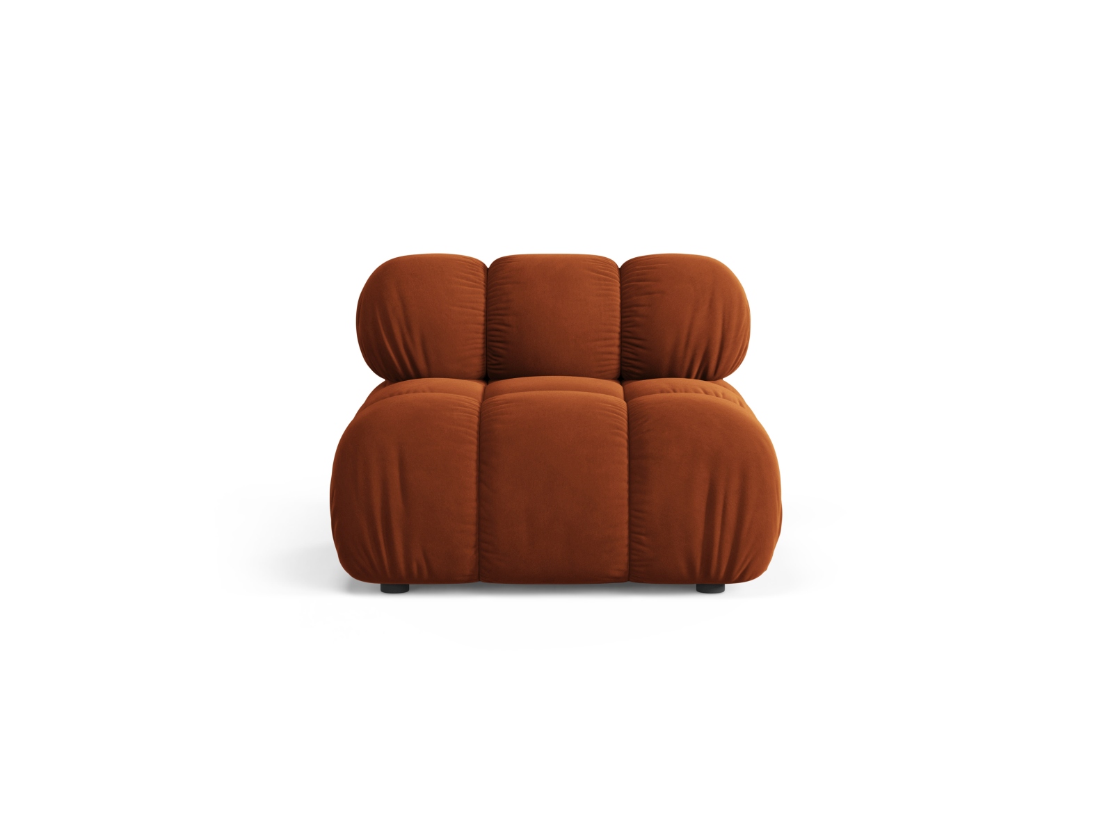 Velvet Modul Armless, "Bellis", 1 Seat, 94x94x70