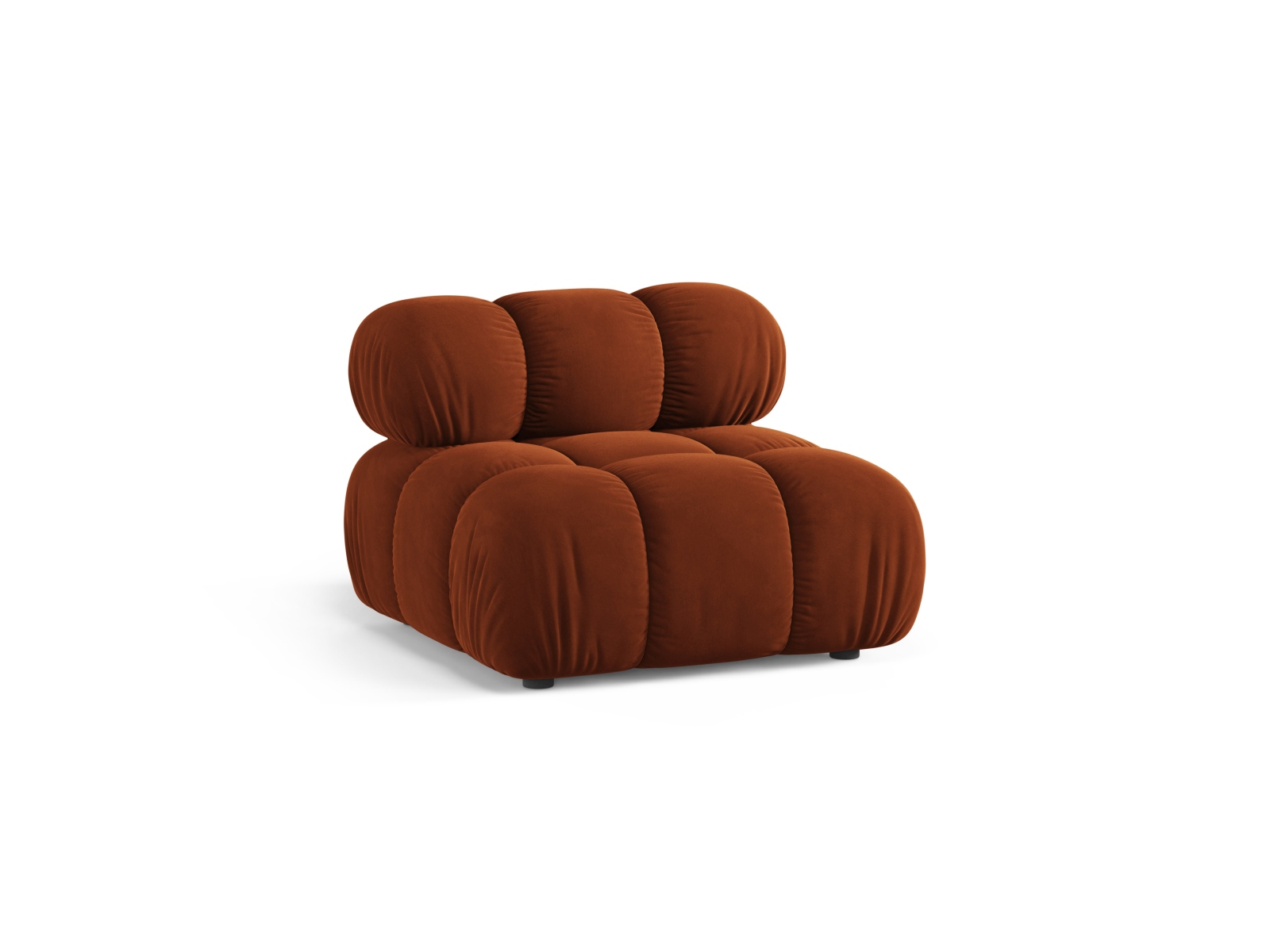 Velvet Modul Armless, "Bellis", 1 Seat, 94x94x70