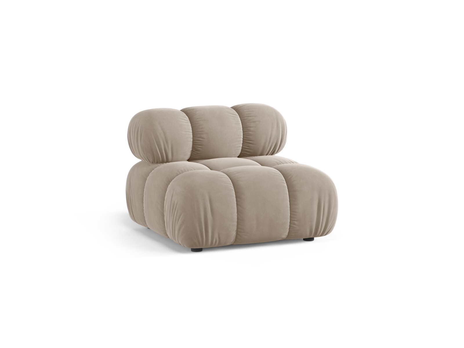Velvet Modul Armless, "Bellis", 1 Seat, 94x94x70