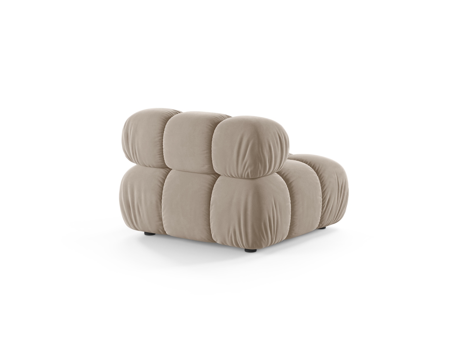 Velvet Modul Armless, "Bellis", 1 Seat, 94x94x70