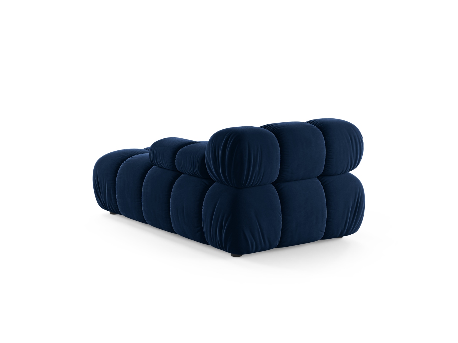 Velvet Chaise Longue Right, "Bellis", 1 Seat, 94x155x70