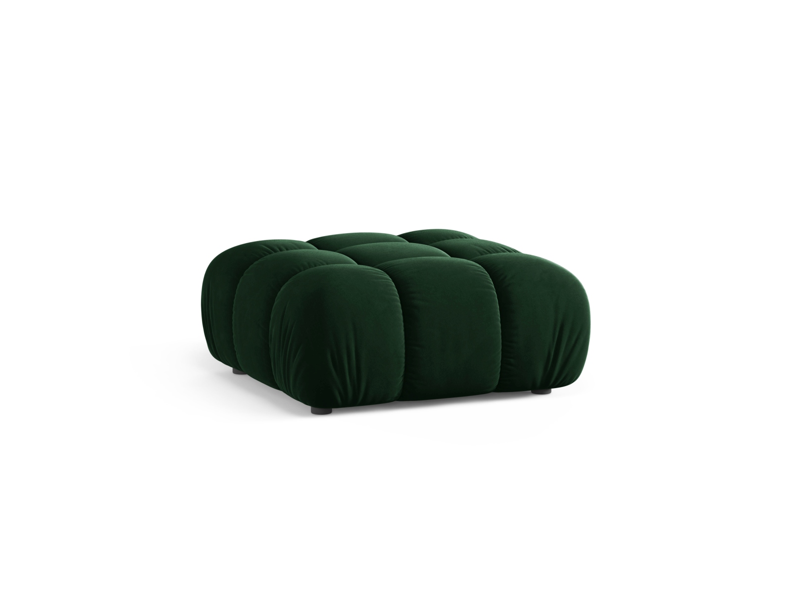 Velvet Pouf, "Bellis", 1 Seat, 94x94x43