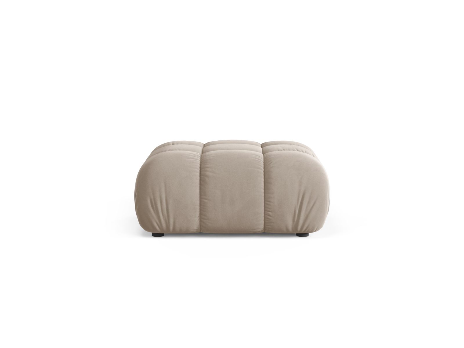 Velvet Pouf, "Bellis", 1 Seat, 94x94x43