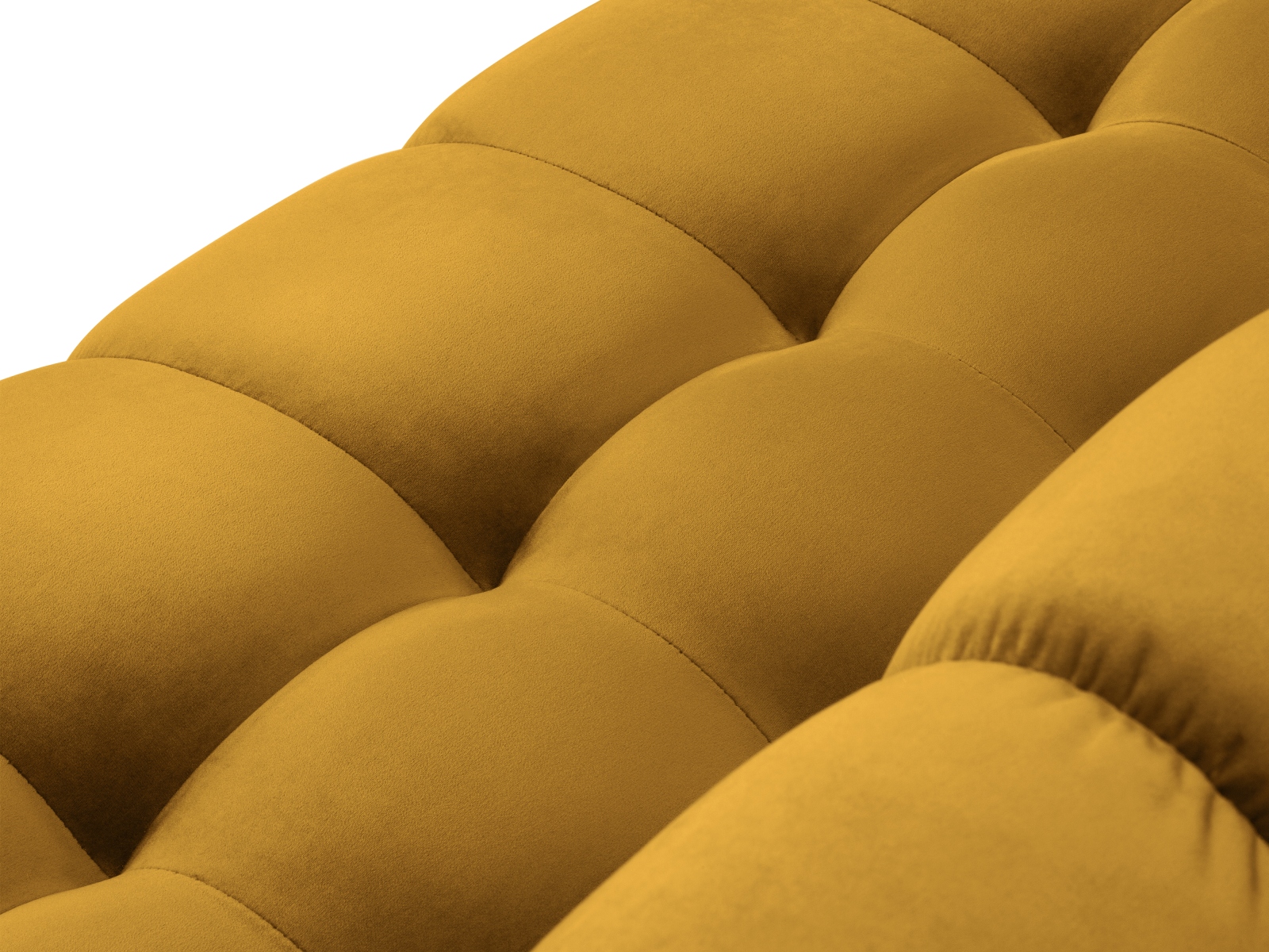 Velvet Panoramic Sofa, "Mamaia", 6 Seats, 383x185x75