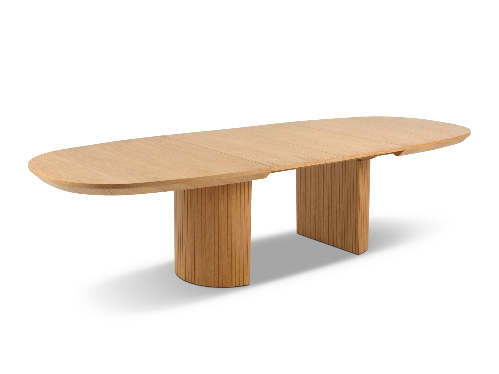 Extendable Table, "Nido", 12 Seats, Light Brown, 200/300x110x75
