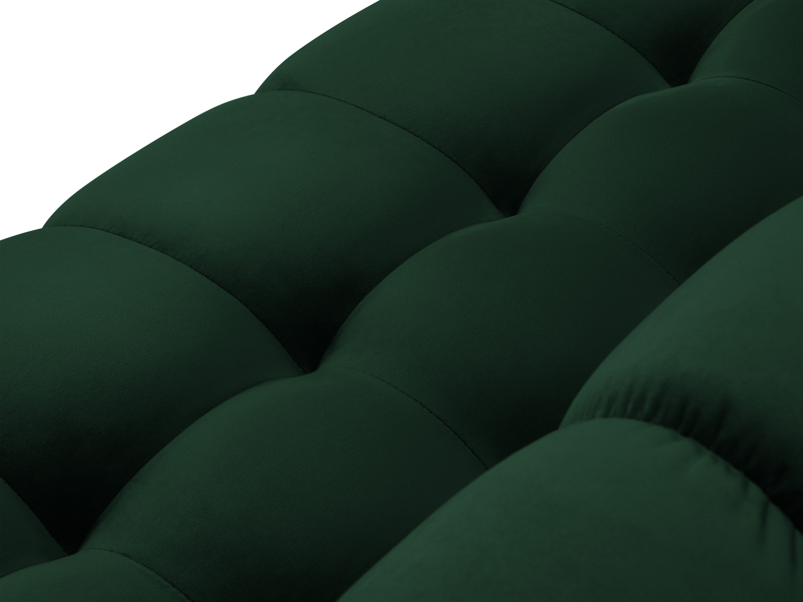Velvet Symmetrical Corner Sofa, "Mamaia", 6 Seats, 256x256x75