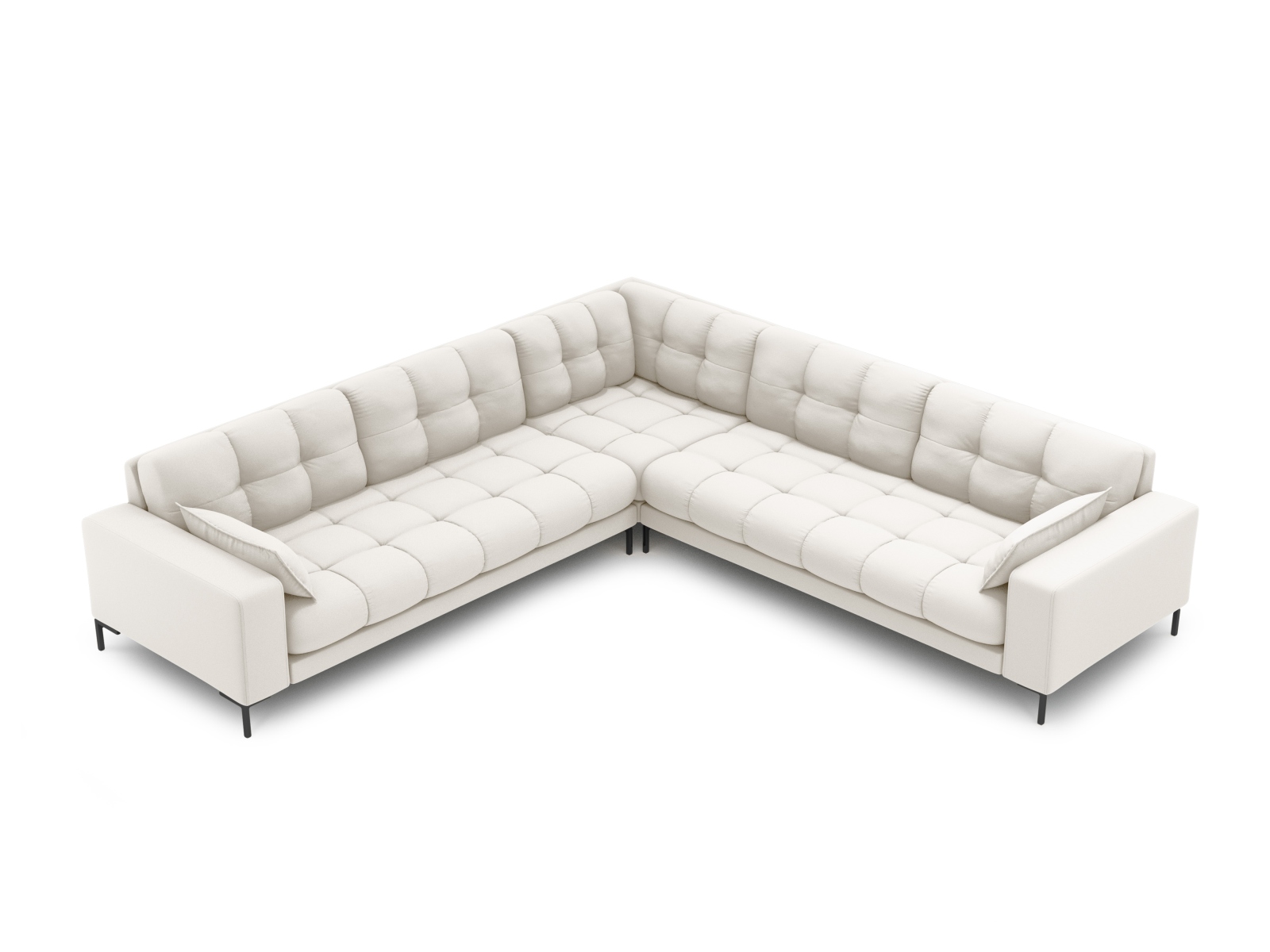 Symmetrical Corner Sofa, "Mamaia", 6 Seats, 256x256x75