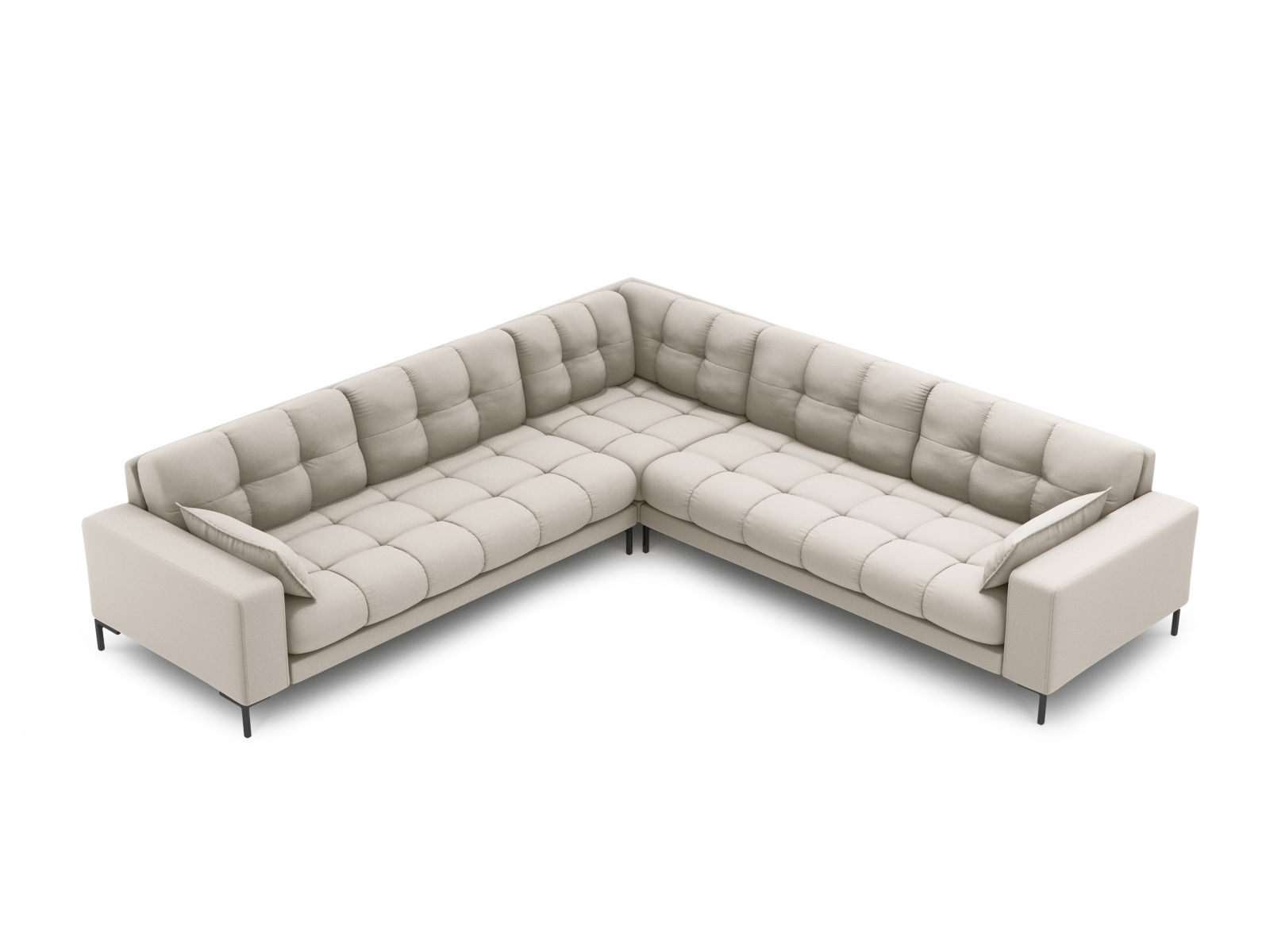 Symmetrical Corner Sofa, "Mamaia", 6 Seats, 256x256x75