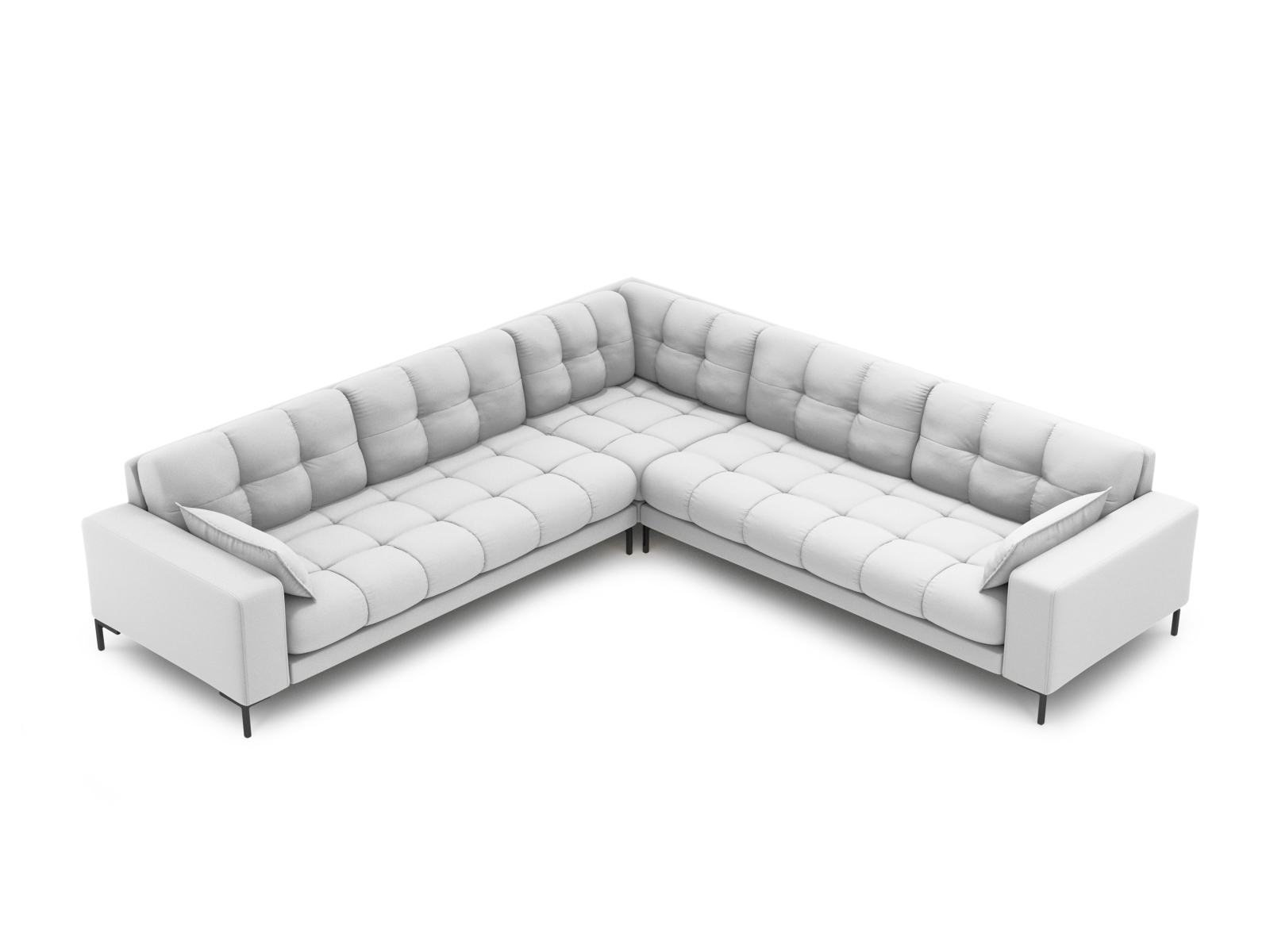Symmetrical Corner Sofa, "Mamaia", 6 Seats, 256x256x75