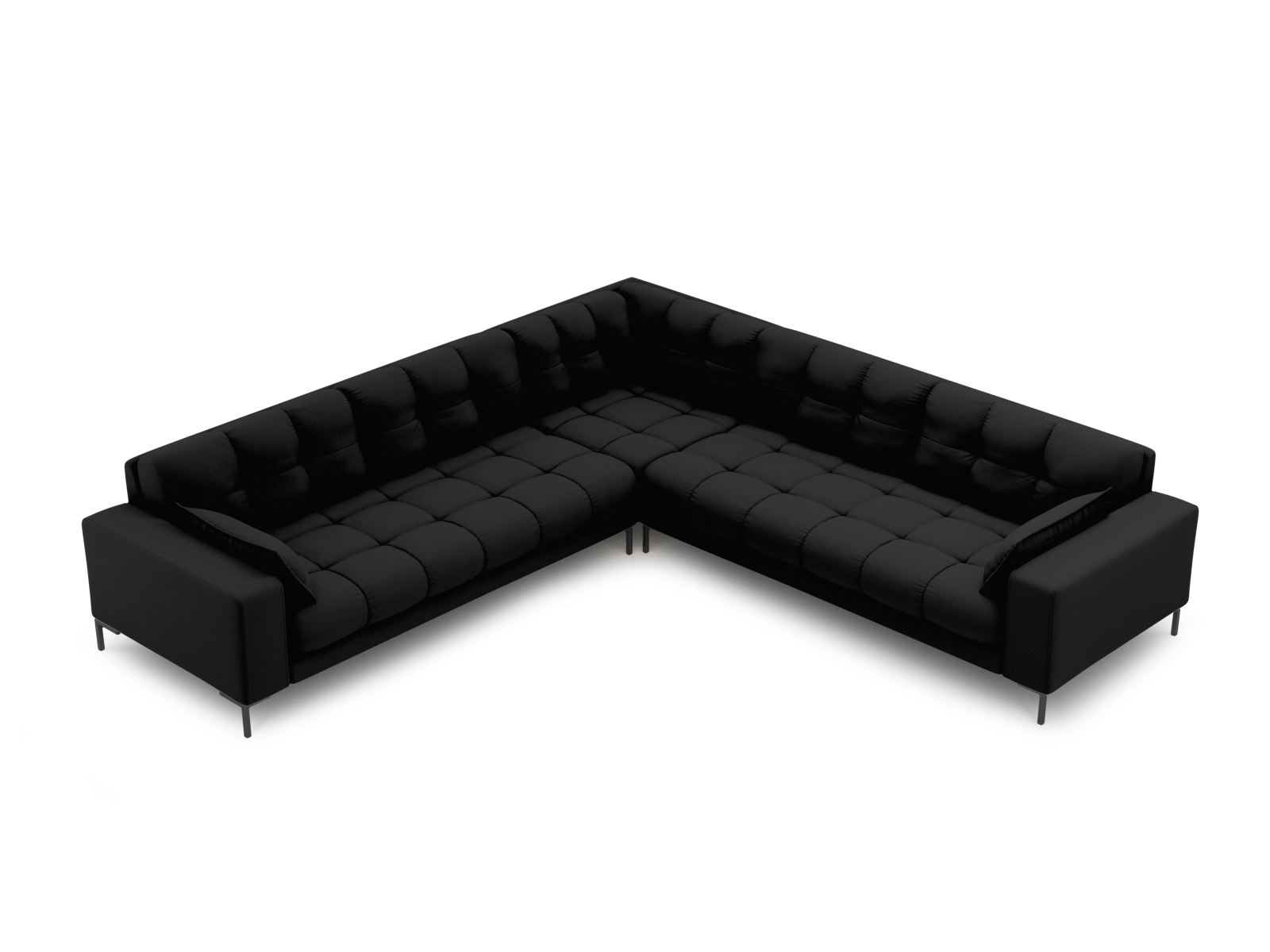 Symmetrical Corner Sofa, "Mamaia", 6 Seats, 256x256x75