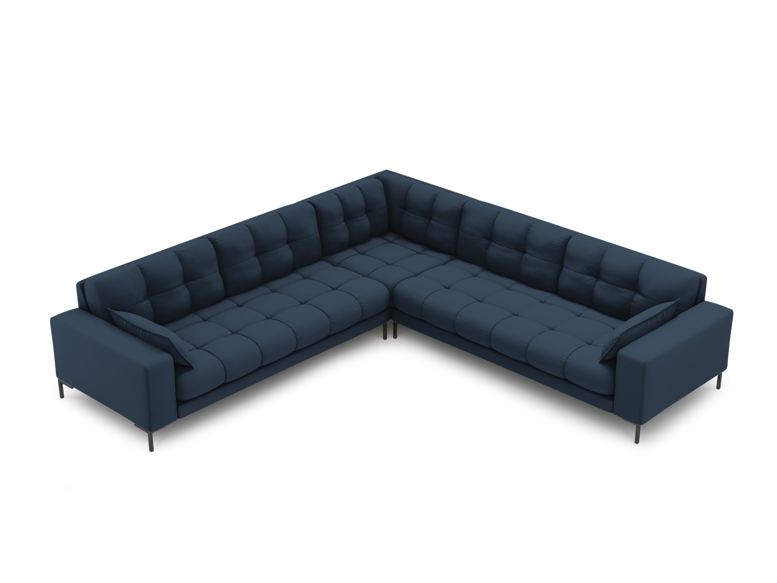 Symmetrical Corner Sofa, "Mamaia", 6 Seats, 256x256x75
