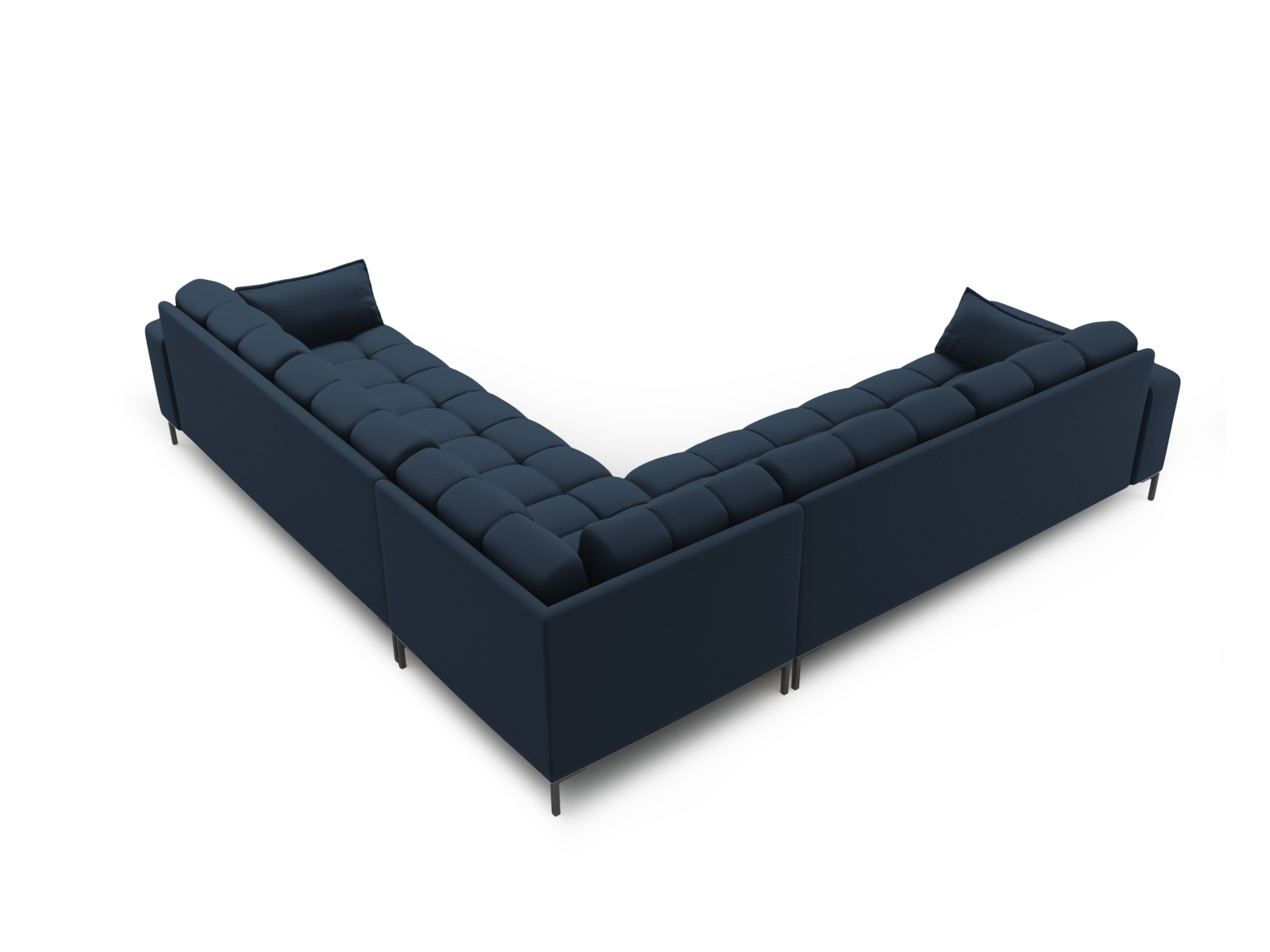 Symmetrical Corner Sofa, "Mamaia", 6 Seats, 256x256x75