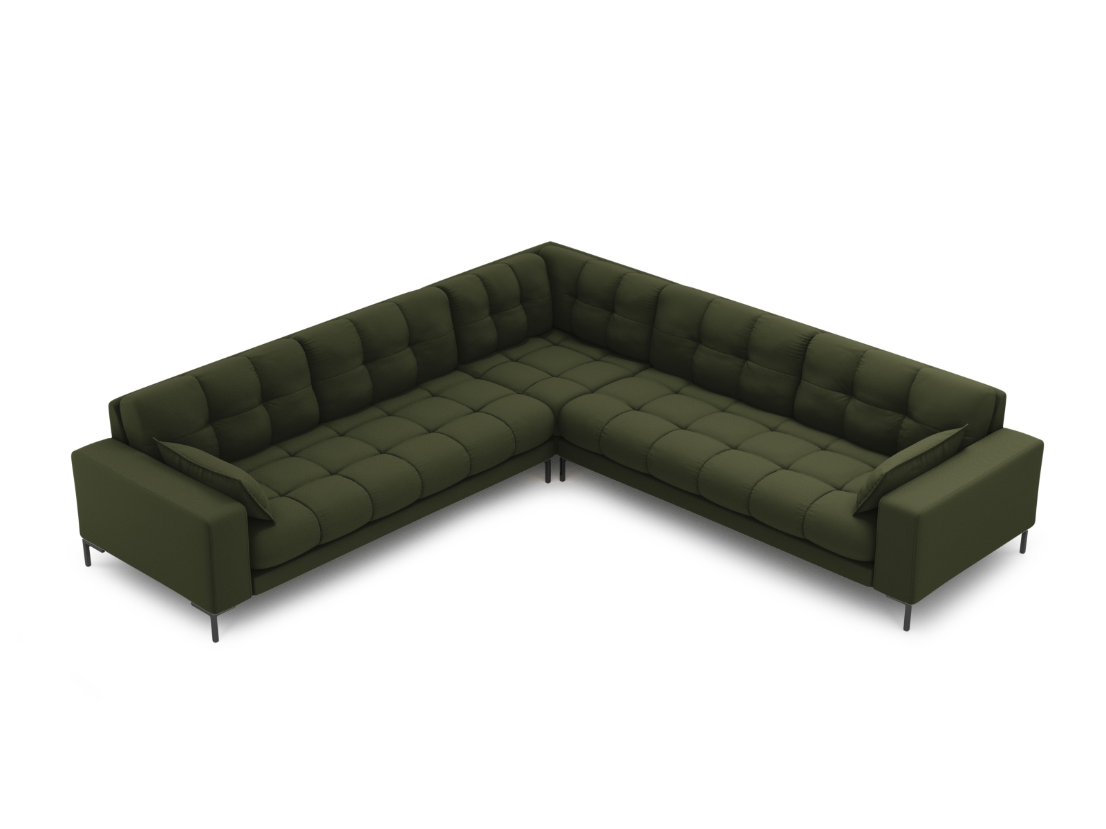 Symmetrical Corner Sofa, "Mamaia", 6 Seats, 256x256x75