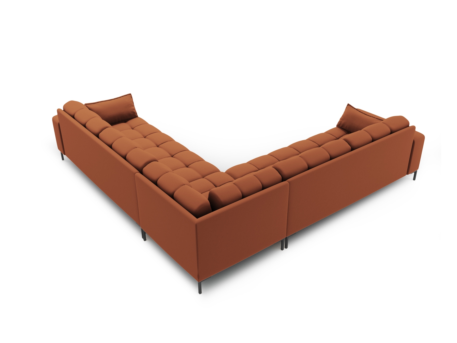 Symmetrical Corner Sofa, "Mamaia", 6 Seats, 256x256x75