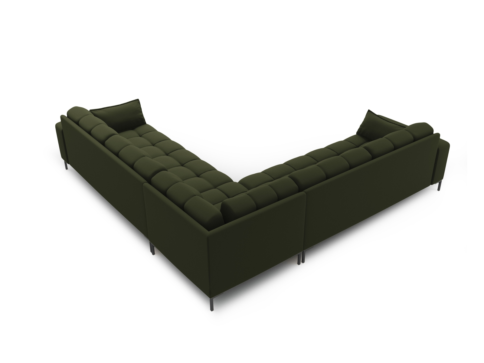 Symmetrical Corner Sofa, "Mamaia", 6 Seats, 256x256x75