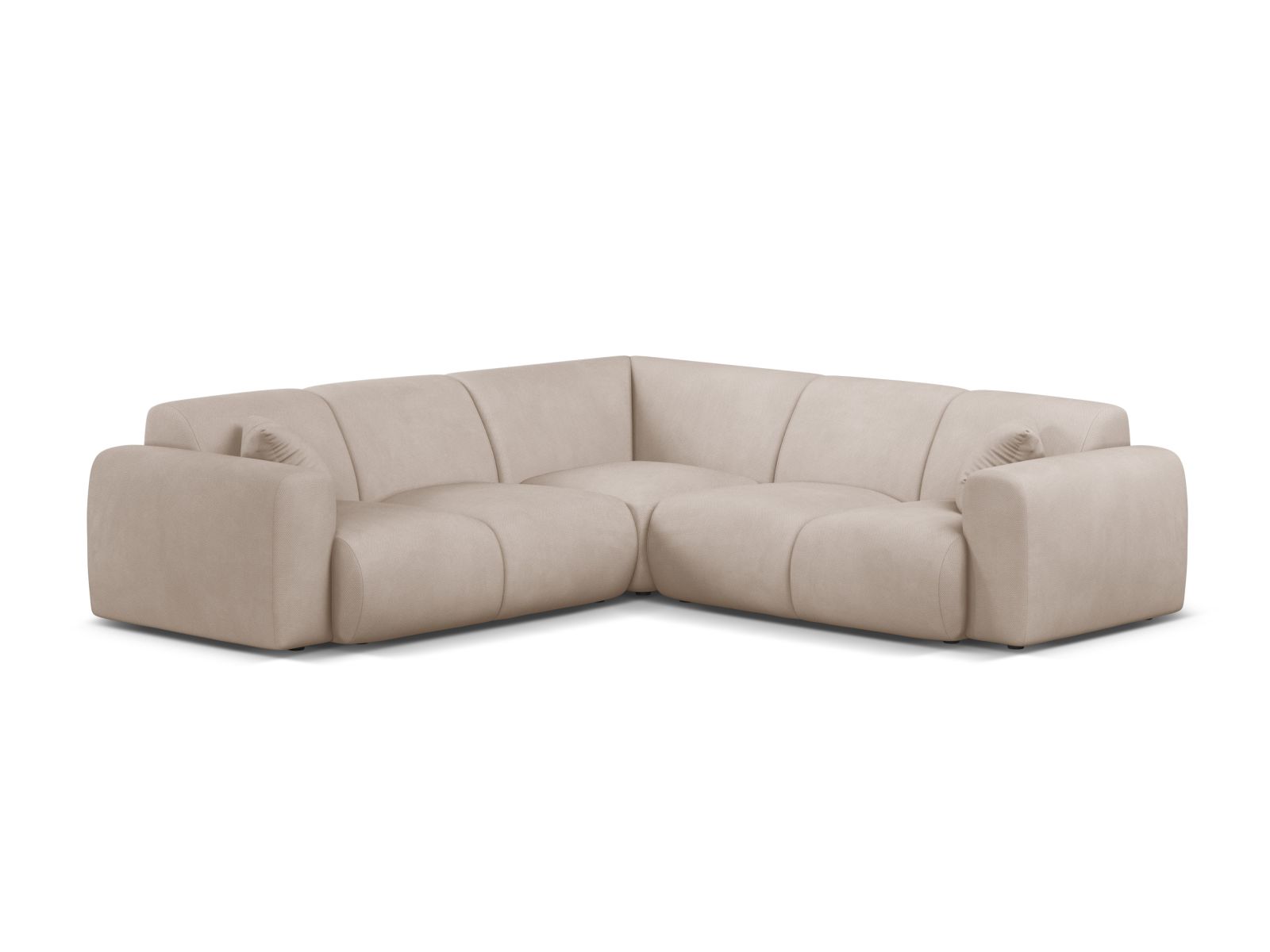 Symmetrical Corner Sofa, "Molino", 5 Seats, 252x252x72