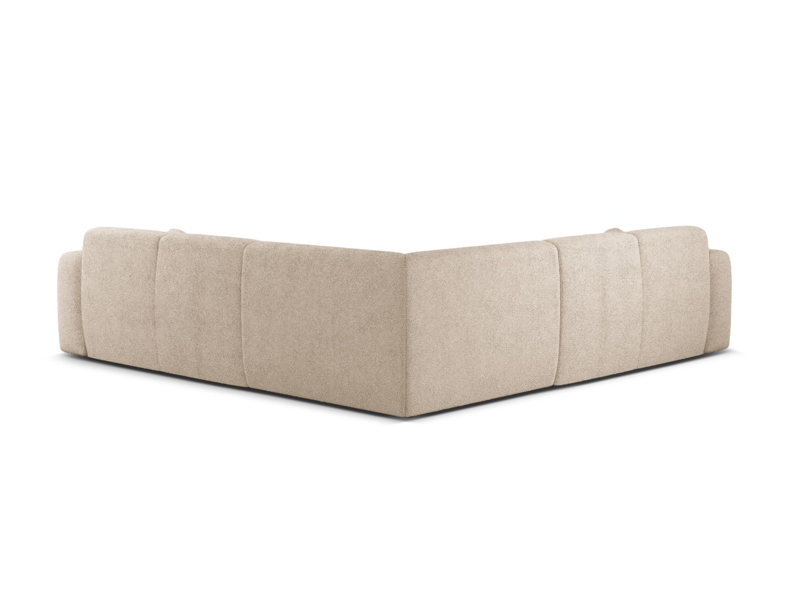 Boucle Symmetrical Corner Sofa, "Molino", 5 Seats, 252x252x72