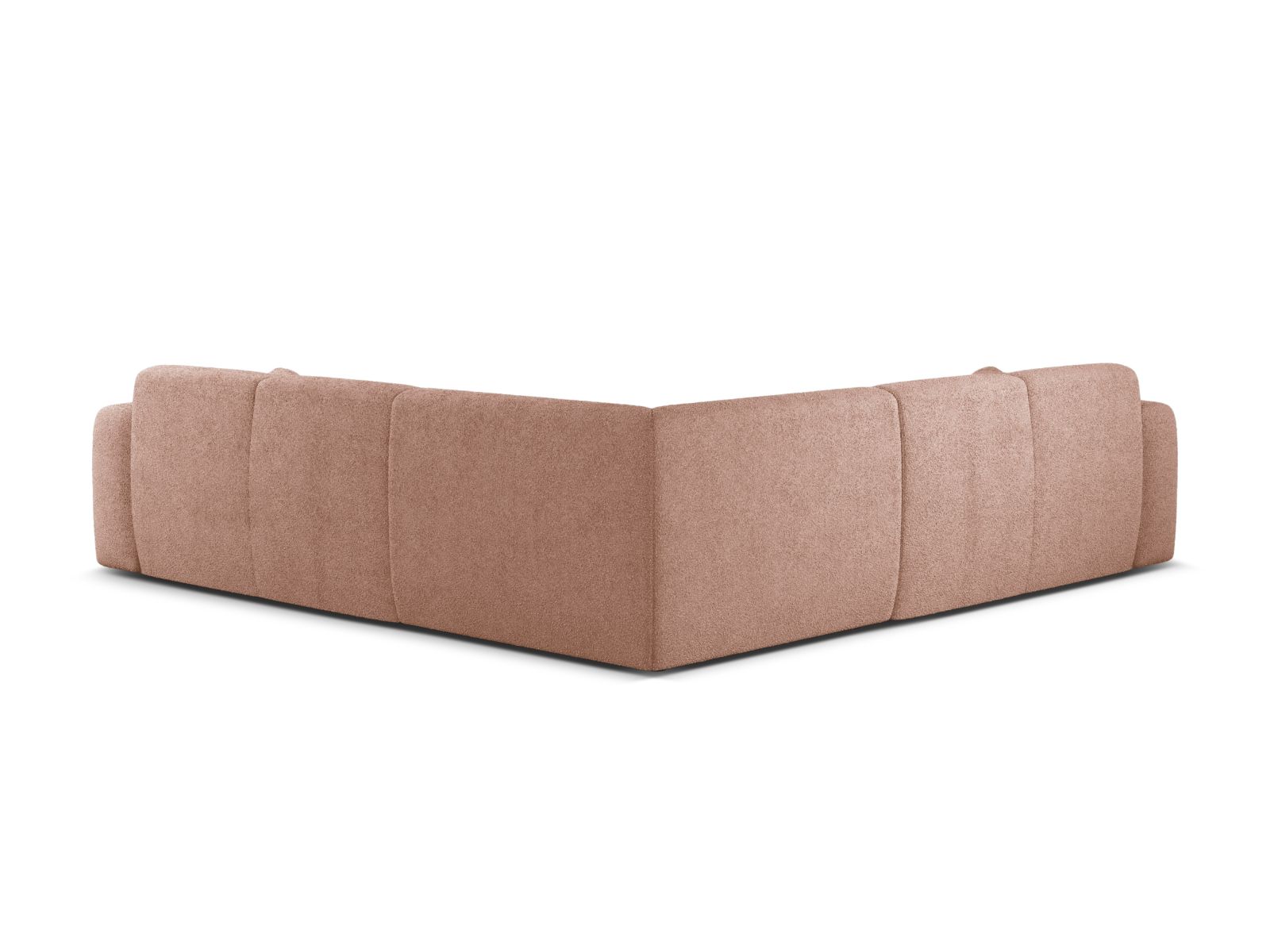 Boucle Symmetrical Corner Sofa, "Molino", 5 Seats, 252x252x72