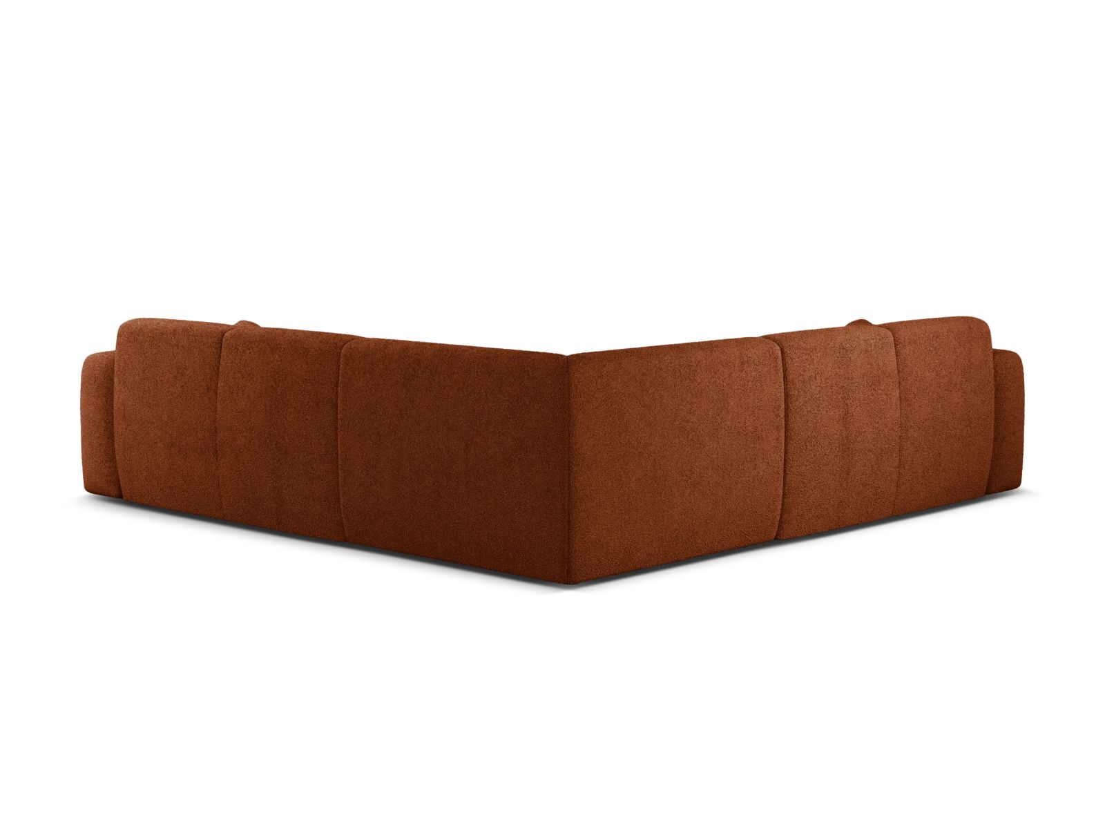 Boucle Symmetrical Corner Sofa, "Molino", 5 Seats, 252x252x72
