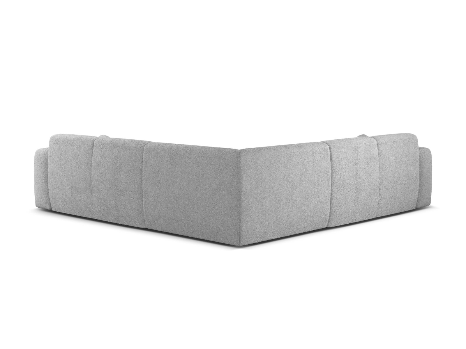 Boucle Symmetrical Corner Sofa, "Molino", 5 Seats, 252x252x72