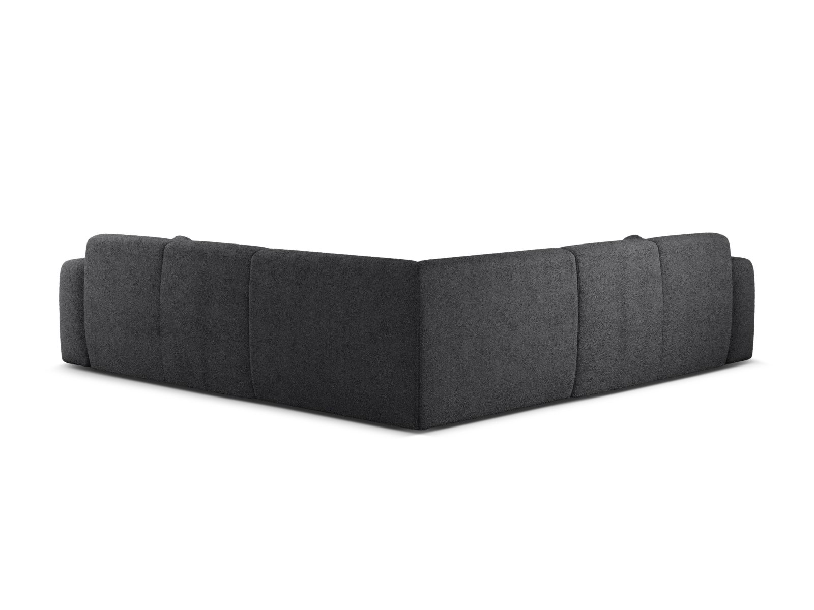 Boucle Symmetrical Corner Sofa, "Molino", 5 Seats, 252x252x72