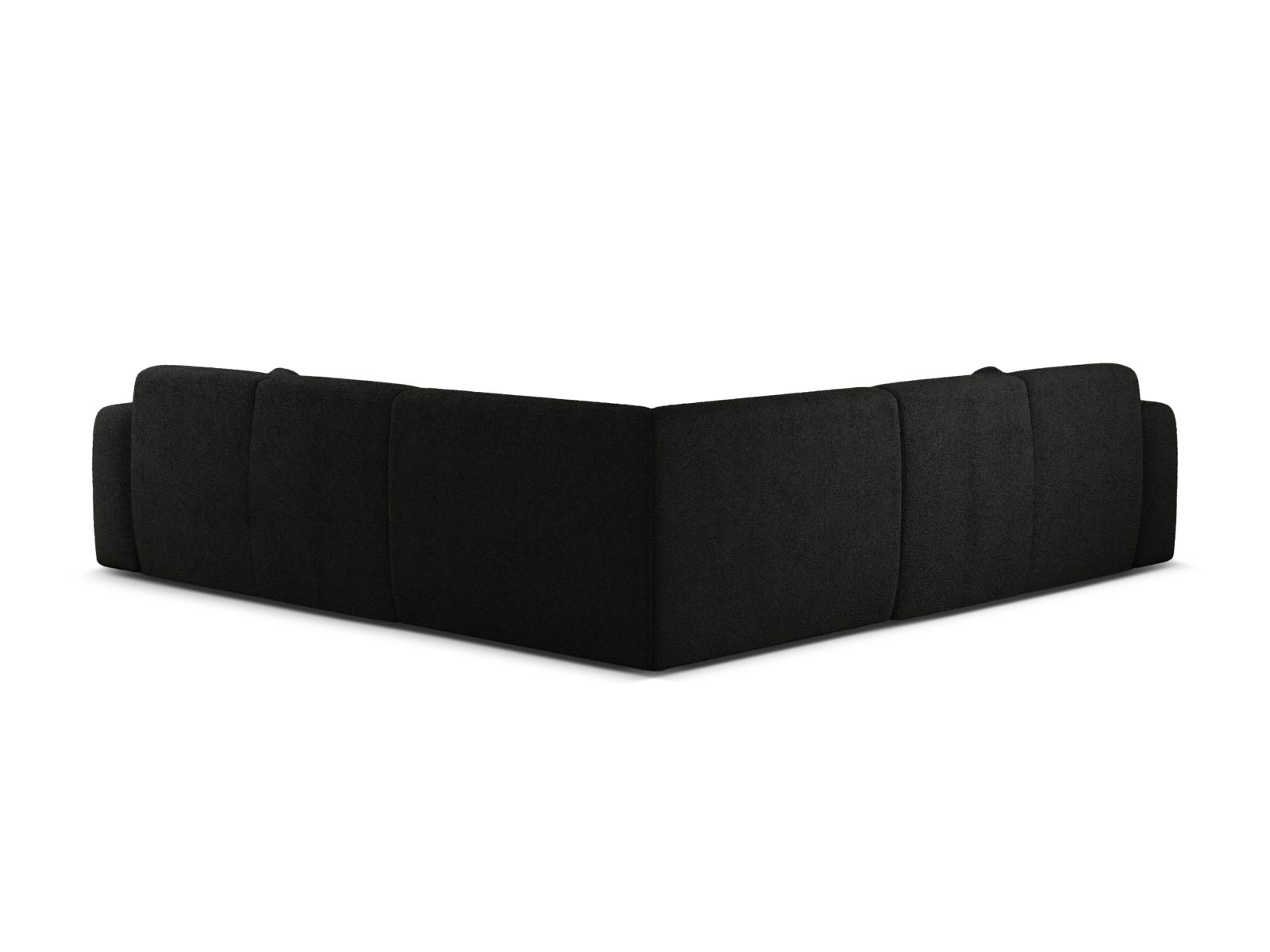 Boucle Symmetrical Corner Sofa, "Molino", 5 Seats, 252x252x72