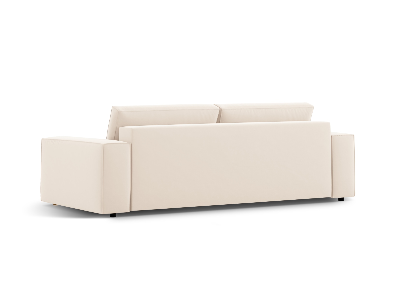Velvet Sofa With Bed Function And Box, "Jodie", 3 Seats, 247x107x86