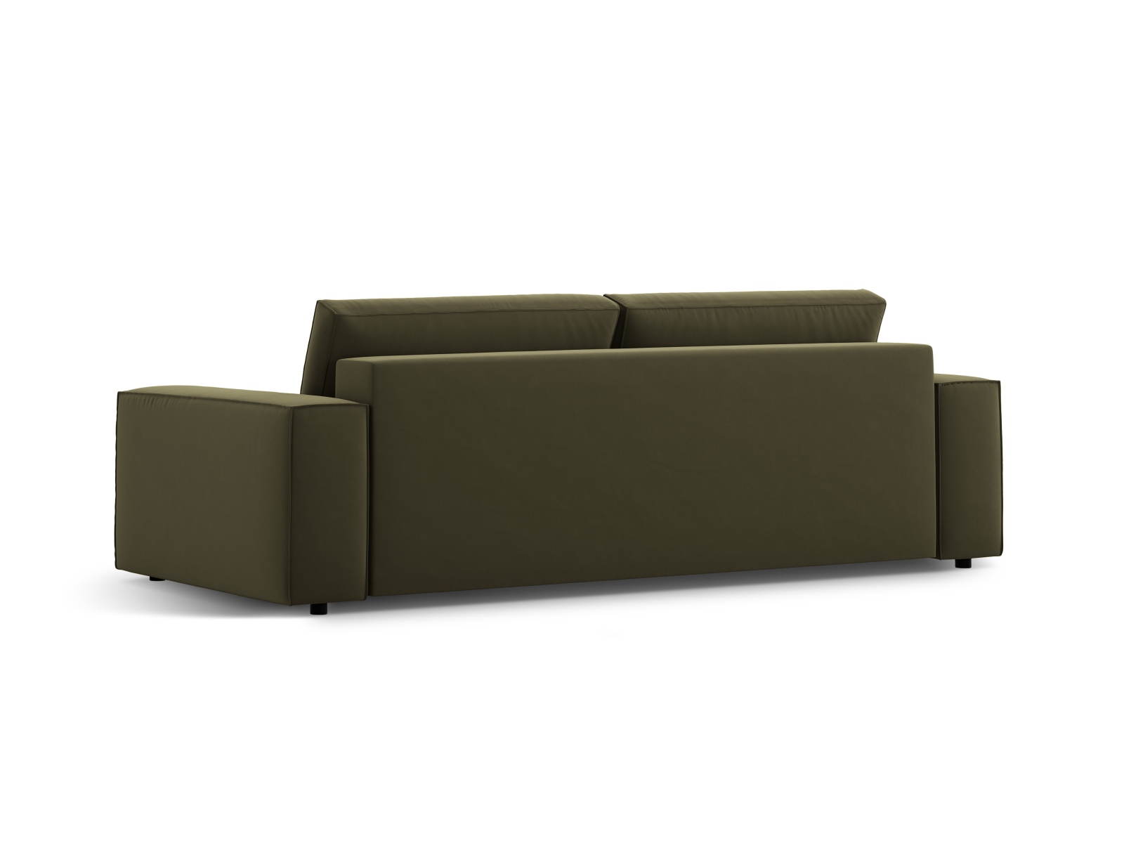 Velvet Sofa With Bed Function And Box, "Jodie", 3 Seats, 247x107x86
