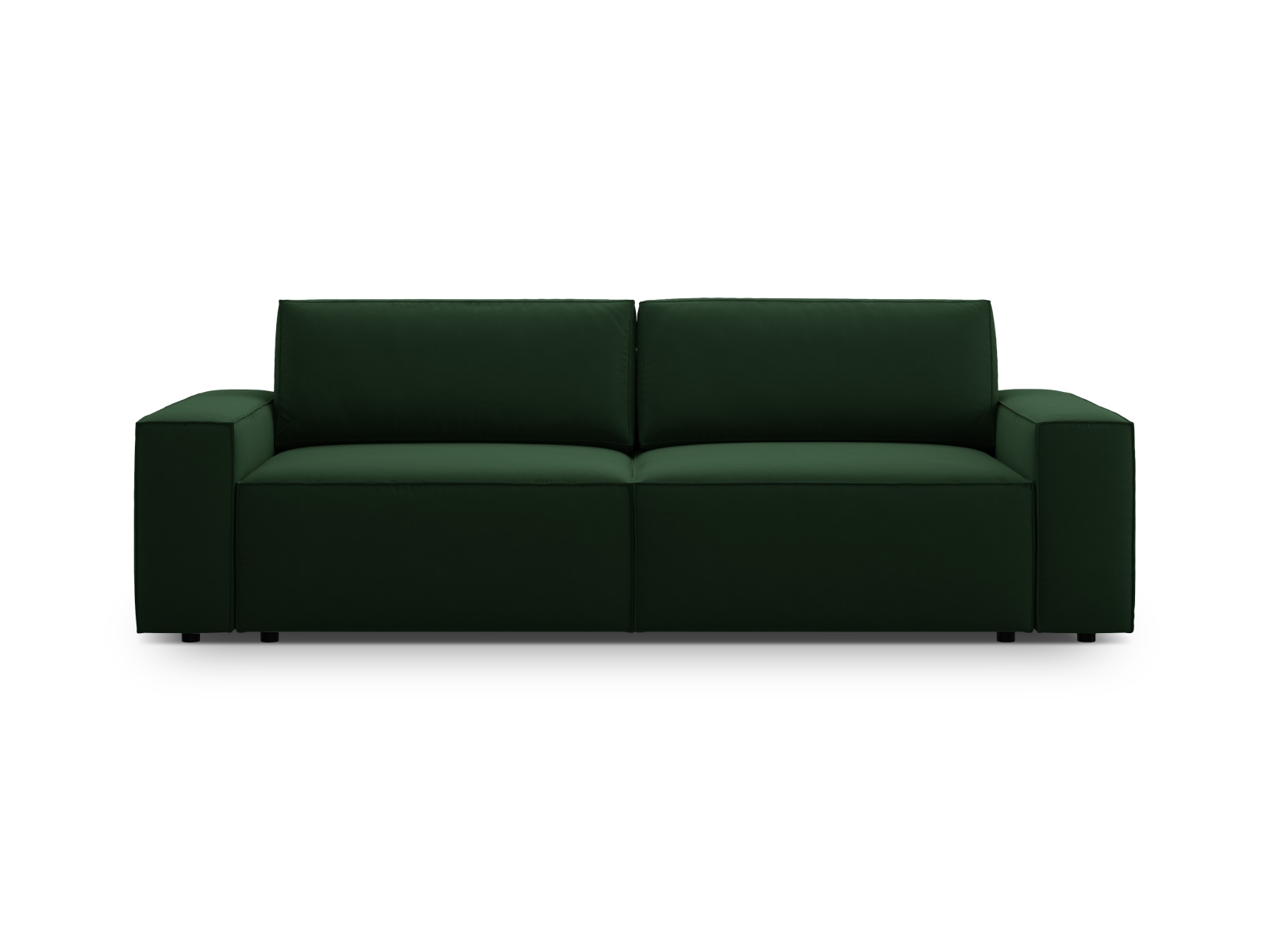 Velvet Sofa With Bed Function And Box, "Jodie", 3 Seats, 247x107x86