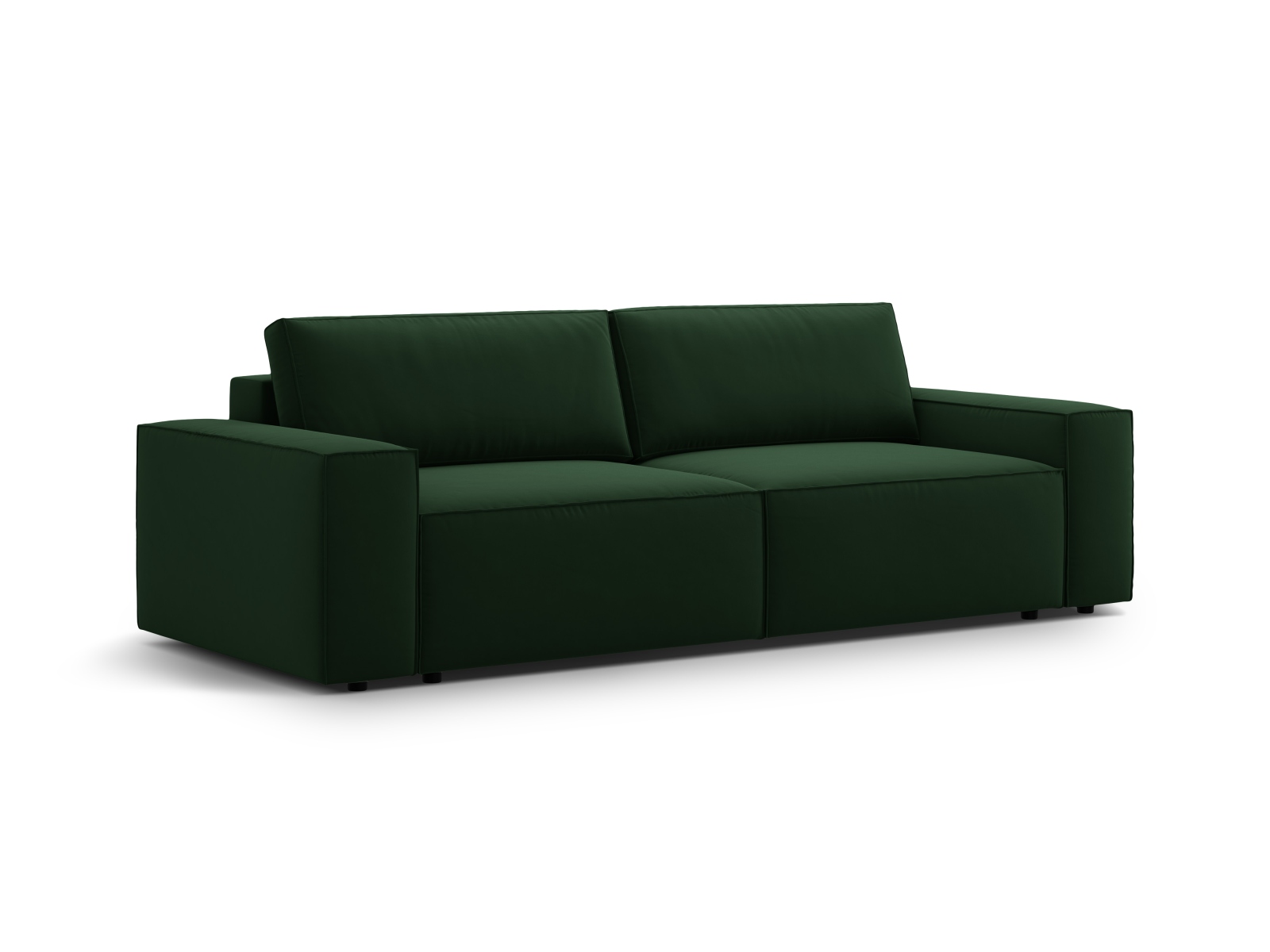 Velvet Sofa With Bed Function And Box, "Jodie", 3 Seats, 247x107x86