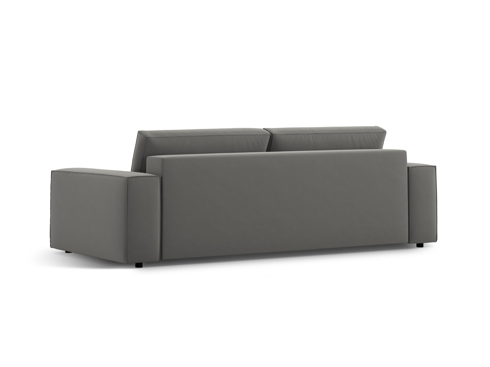 Velvet Sofa With Bed Function And Box, "Jodie", 3 Seats, 247x107x86