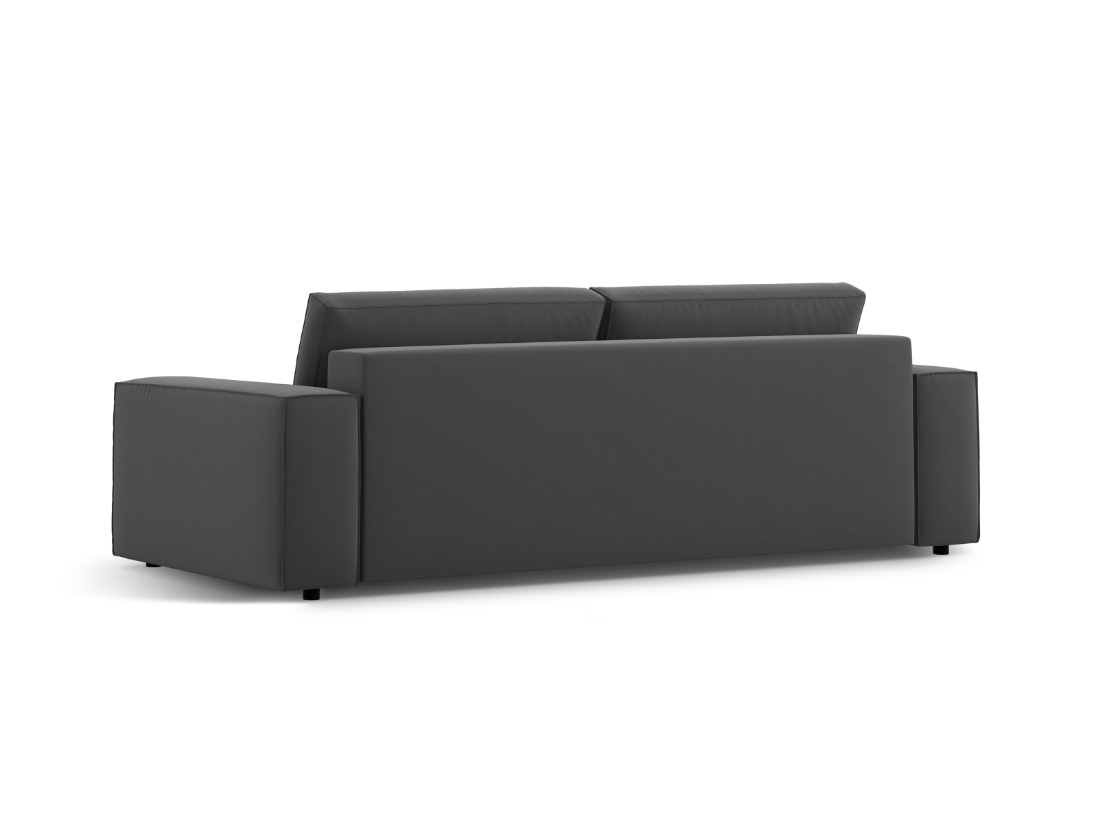 Velvet Sofa With Bed Function And Box, "Jodie", 3 Seats, 247x107x86