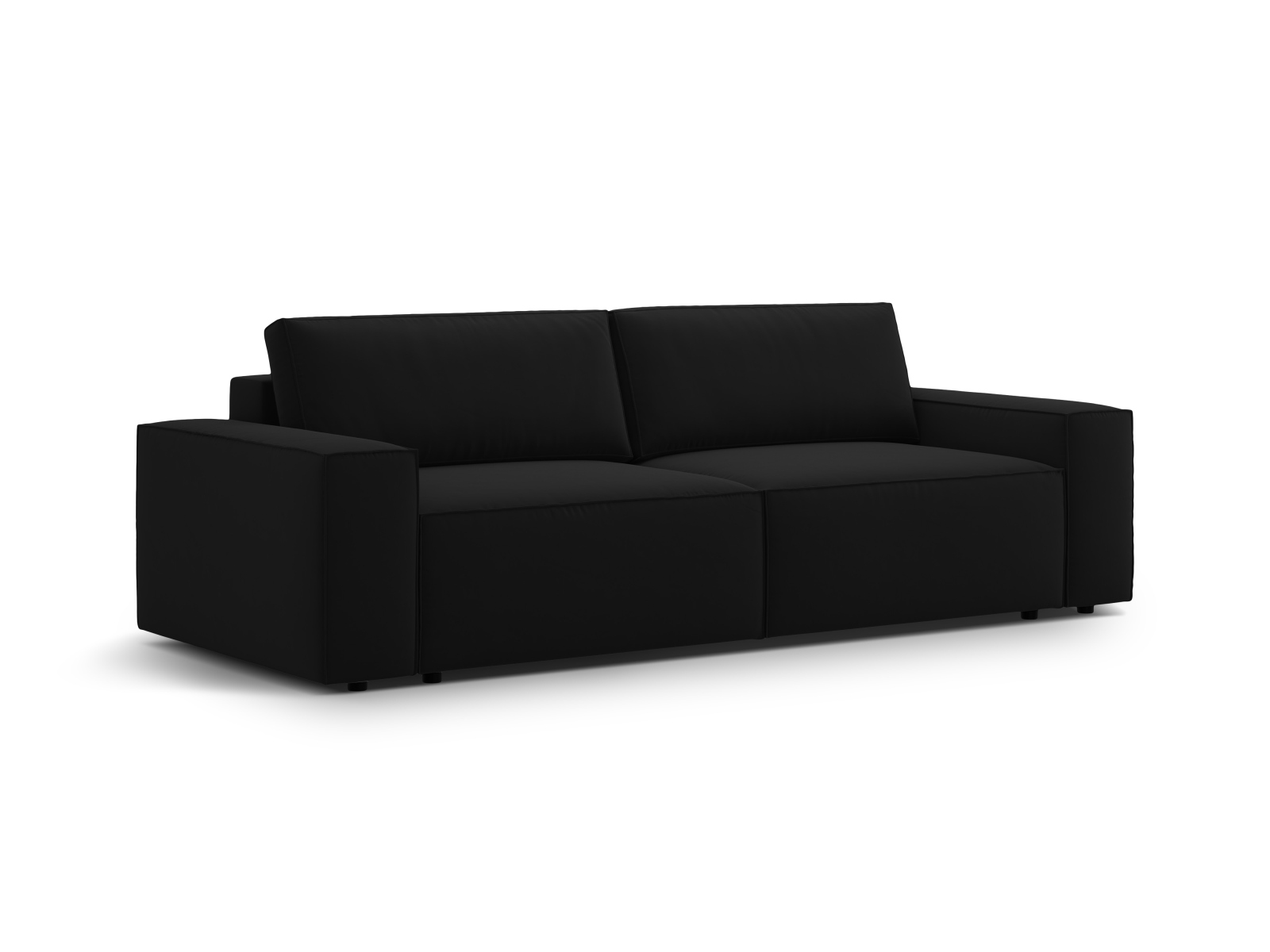 Velvet Sofa With Bed Function And Box, "Jodie", 3 Seats, 247x107x86