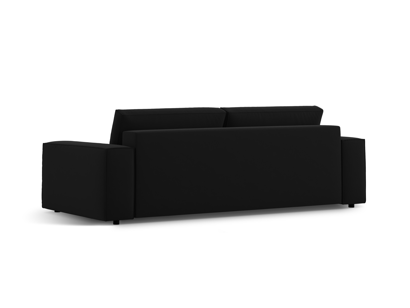 Velvet Sofa With Bed Function And Box, "Jodie", 3 Seats, 247x107x86