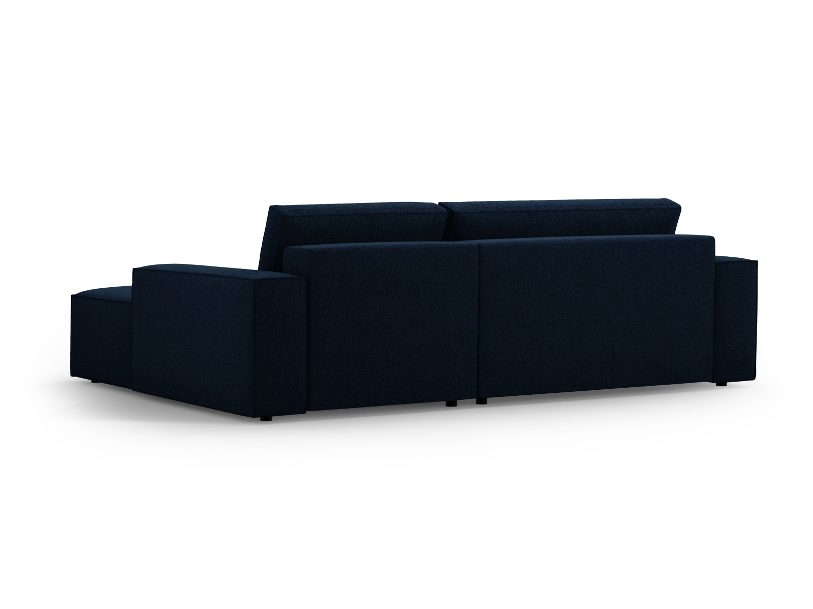Boucle Right Corner Sofa With Bed Function And Box, "Jodie", 3 Seats, 246x151x86