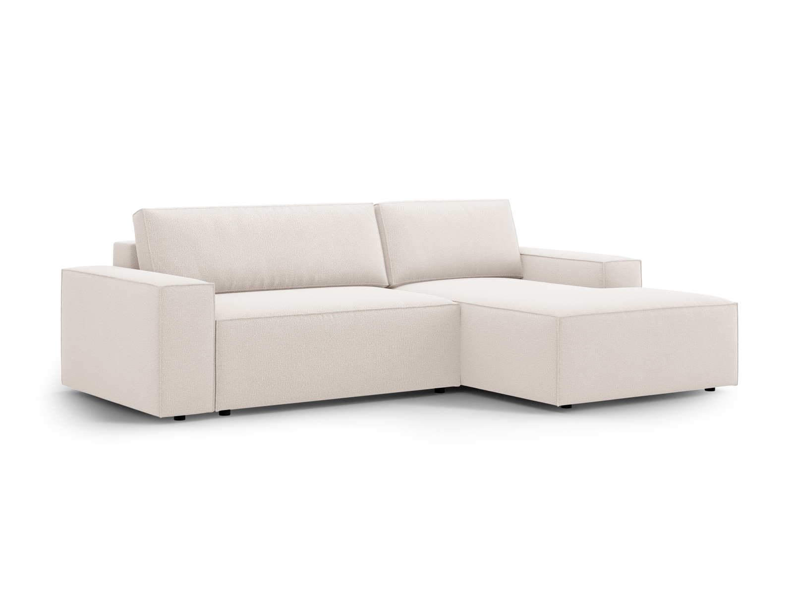 Right Corner Sofa With Bed Function And Box, "Jodie", 3 Seats, 246x151x86