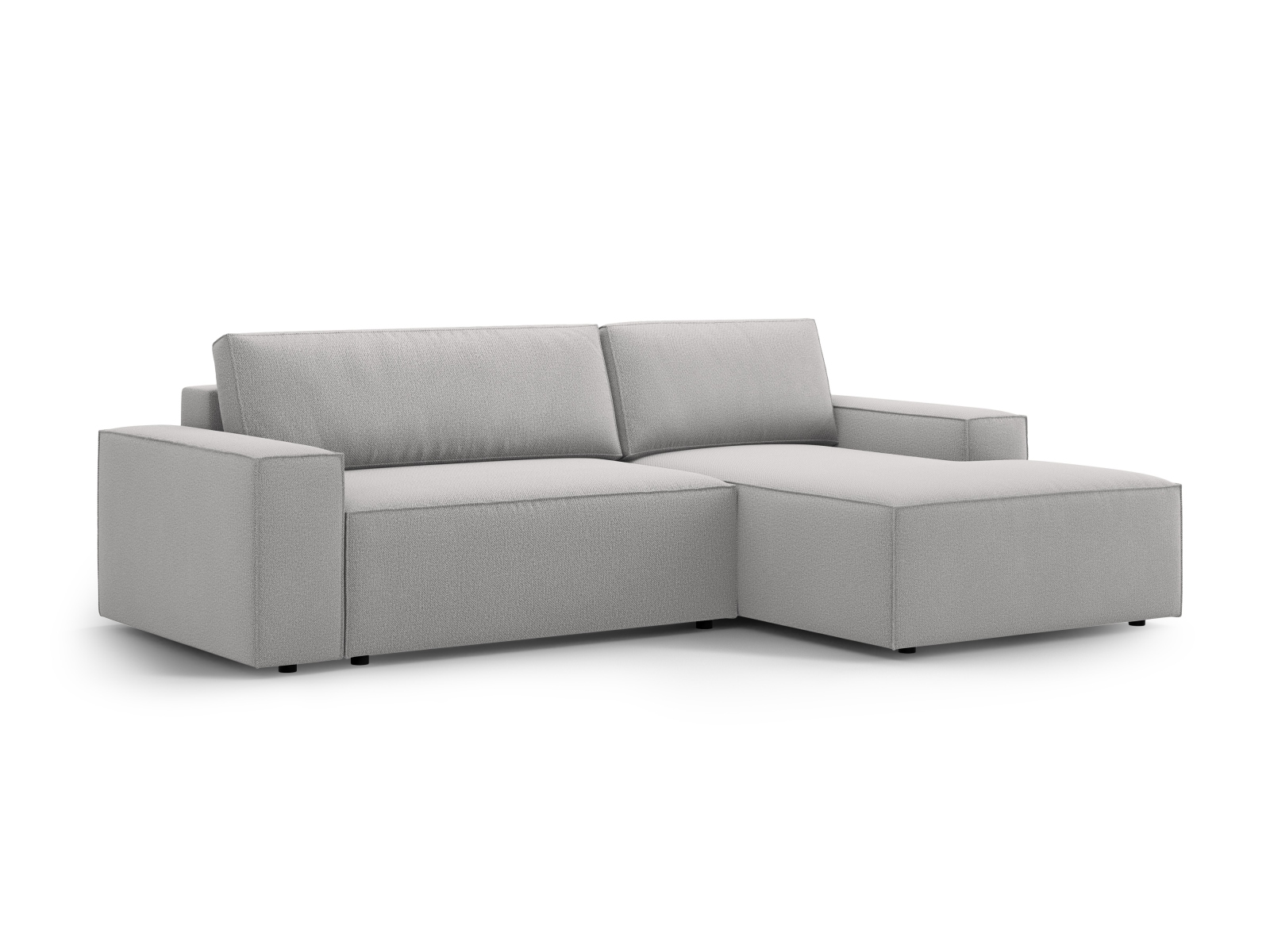 Right Corner Sofa With Bed Function And Box, "Jodie", 3 Seats, 246x151x86