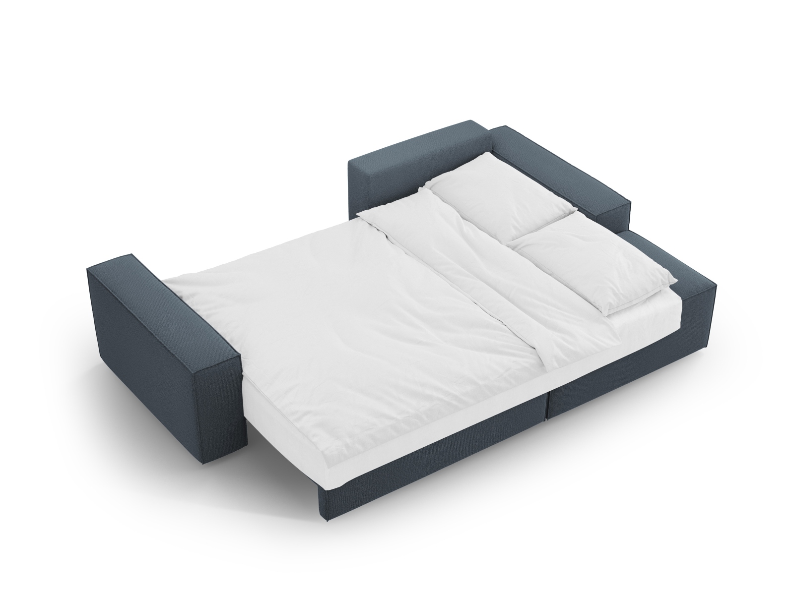 Right Corner Sofa With Bed Function And Box, "Jodie", 3 Seats, 246x151x86