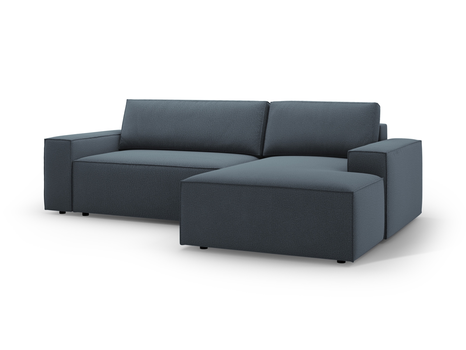 Right Corner Sofa With Bed Function And Box, "Jodie", 3 Seats, 246x151x86